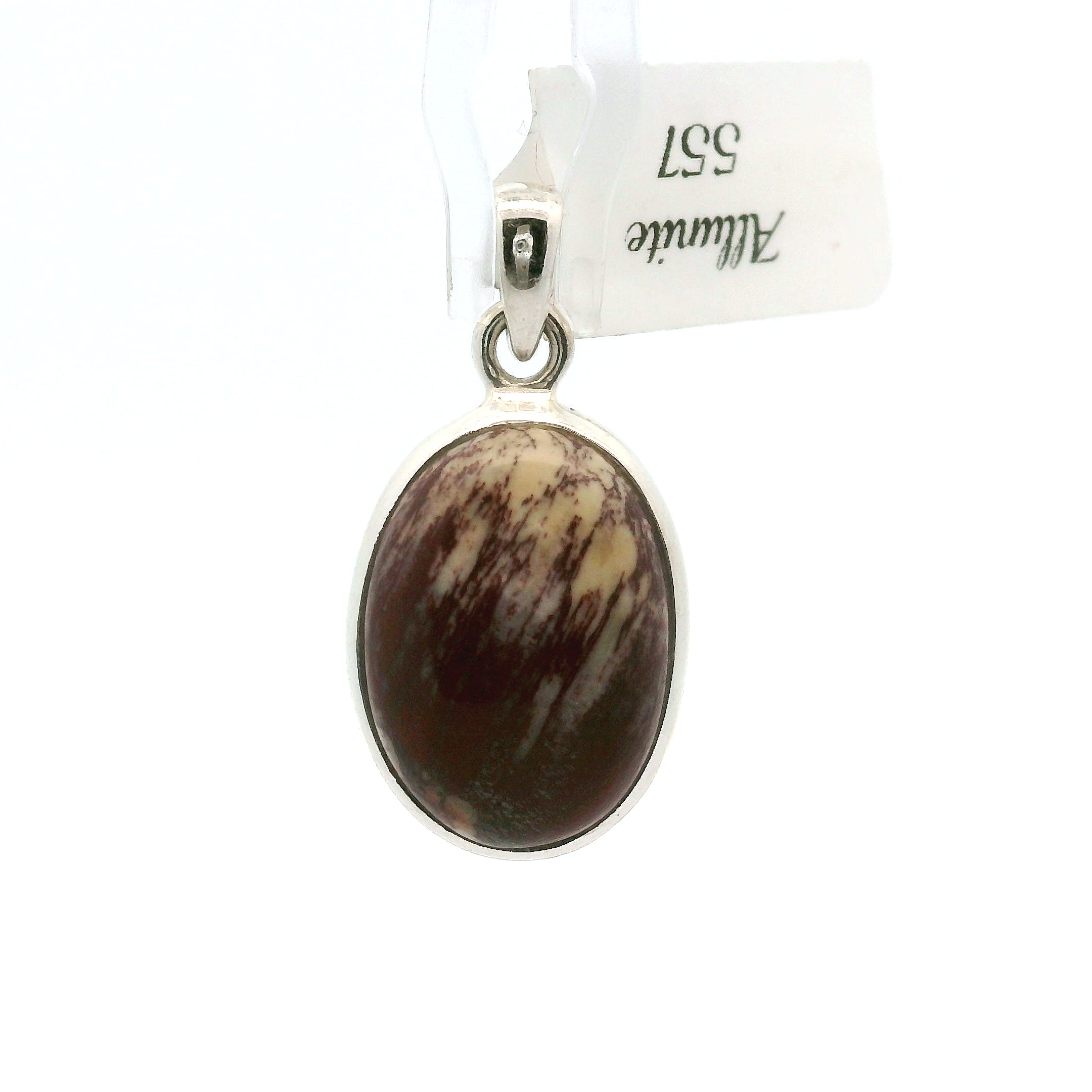 Alunite Pendant in .925 Silver for Strength and Grounding