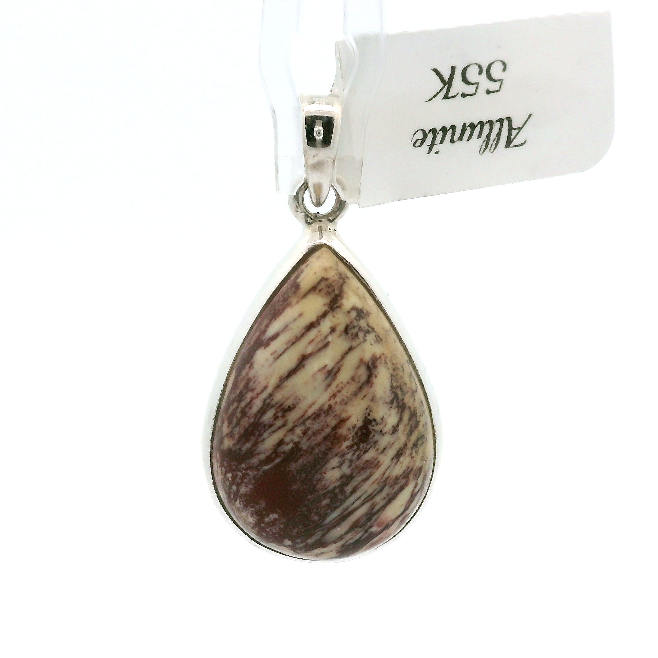 Alunite Pendant in .925 Silver for Strength and Grounding