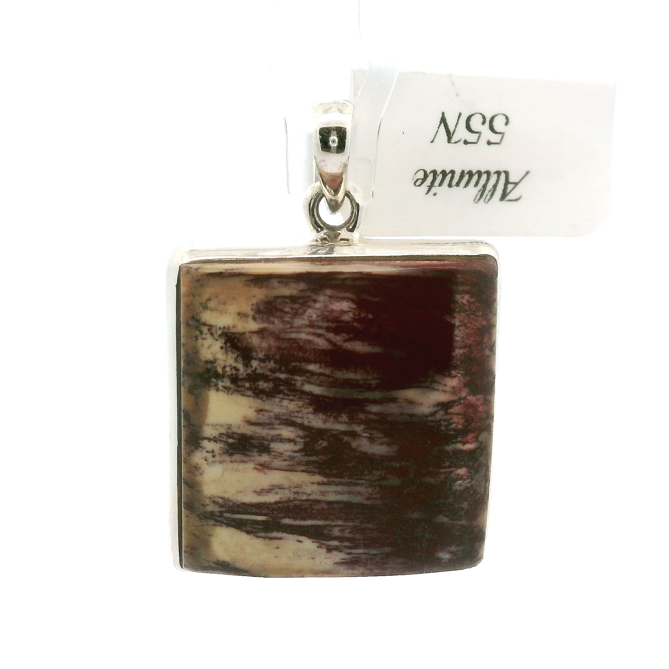 Alunite Pendant in .925 Silver for Strength and Grounding