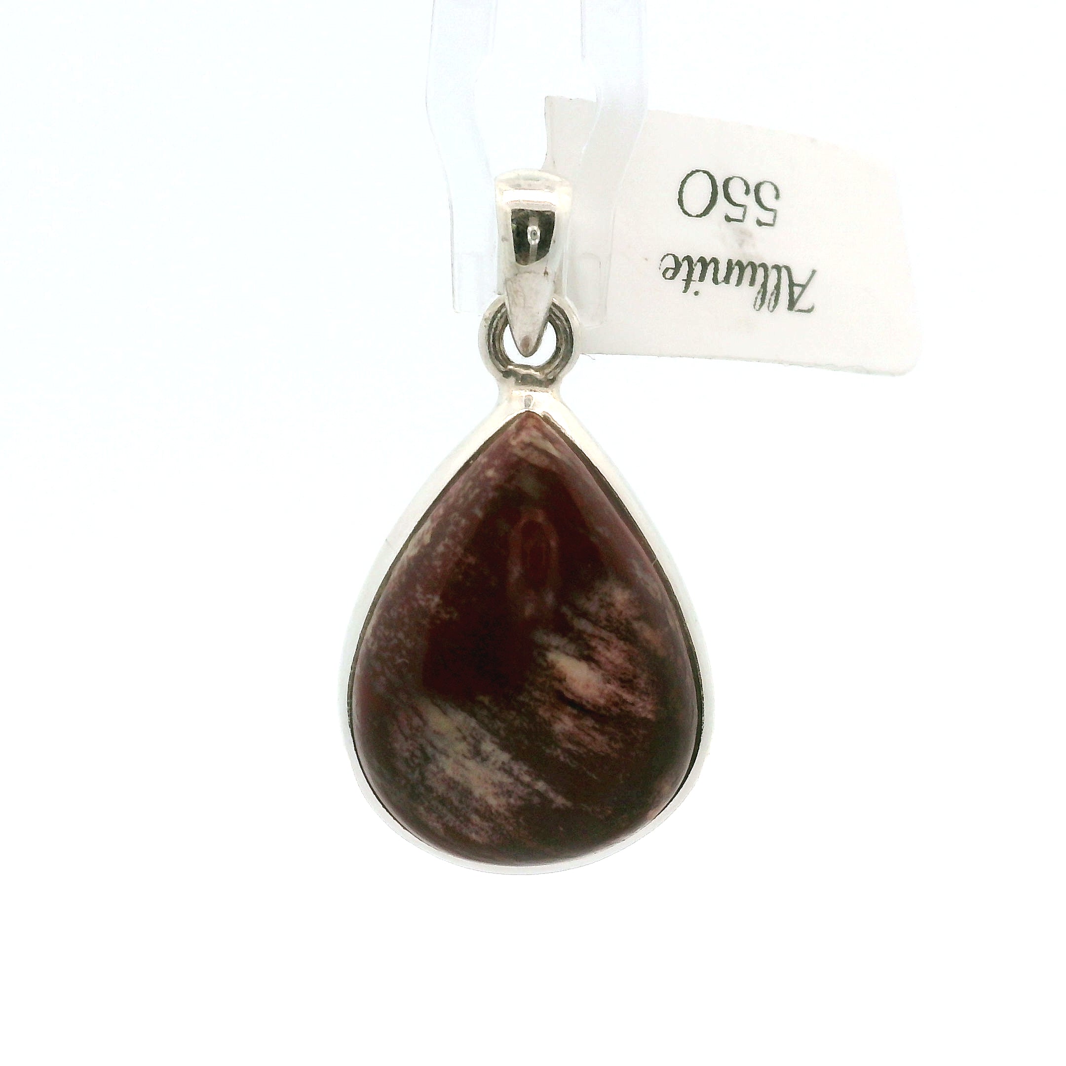 Alunite Pendant in .925 Silver for Strength and Grounding