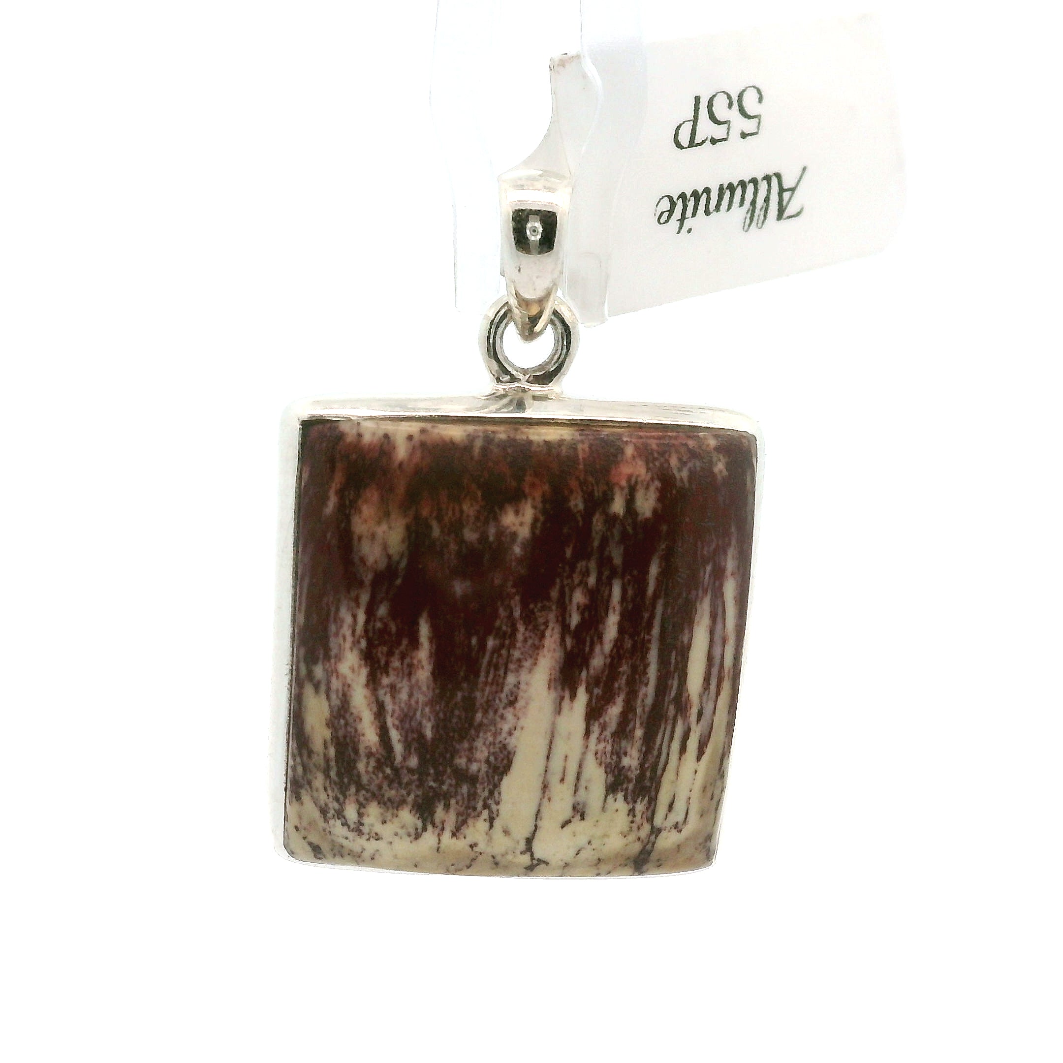 Alunite Pendant in .925 Silver for Strength and Grounding