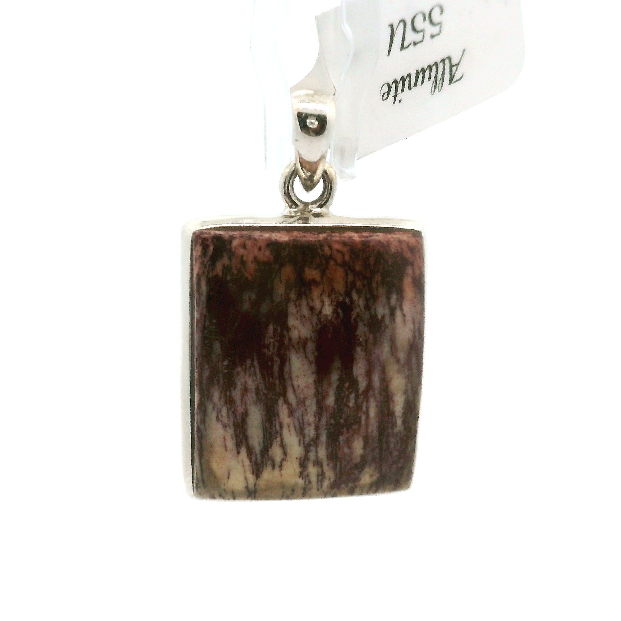 Alunite Pendant in .925 Silver for Strength and Grounding