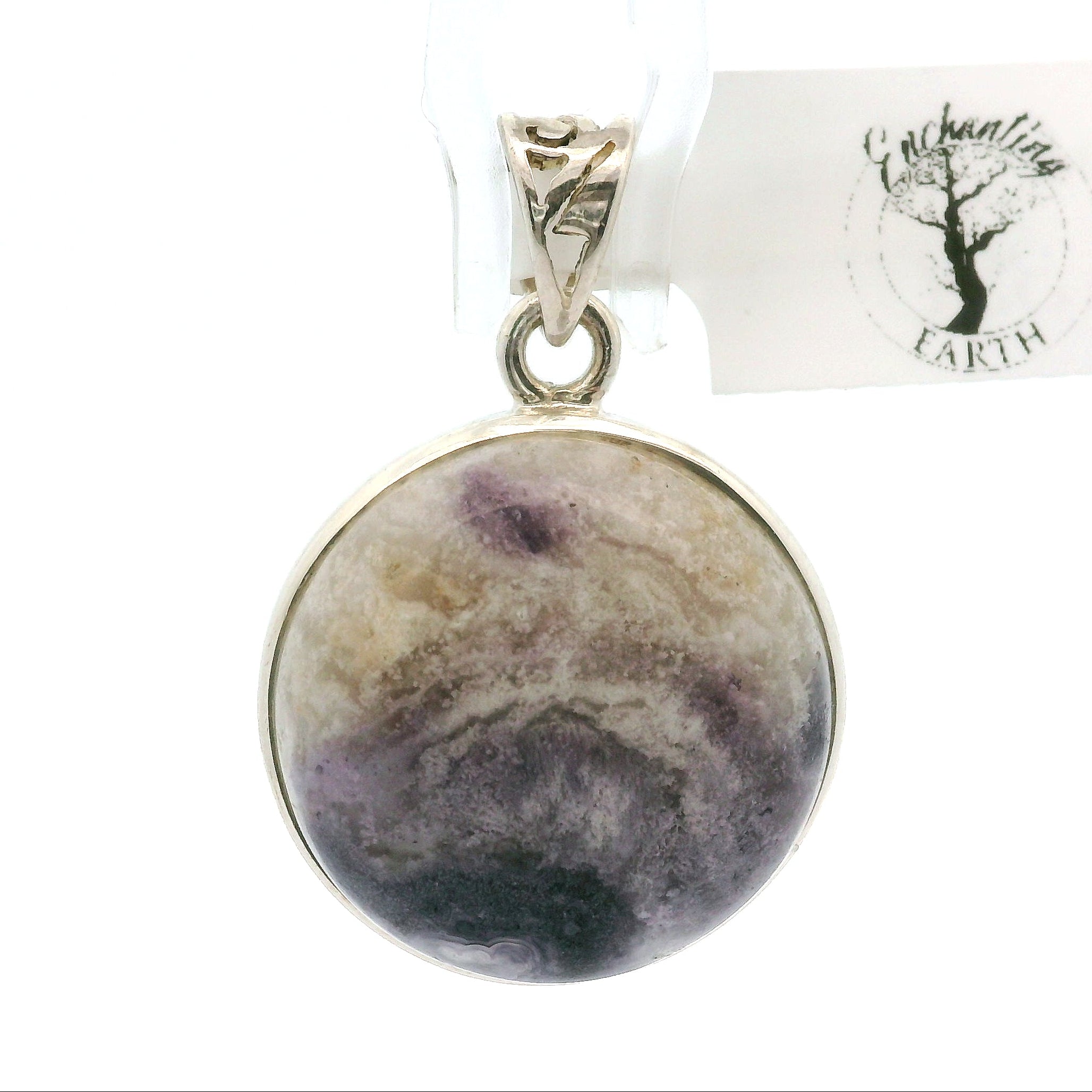 Violet Flame Pendants .925 Silver for Harmonizing your Relationships