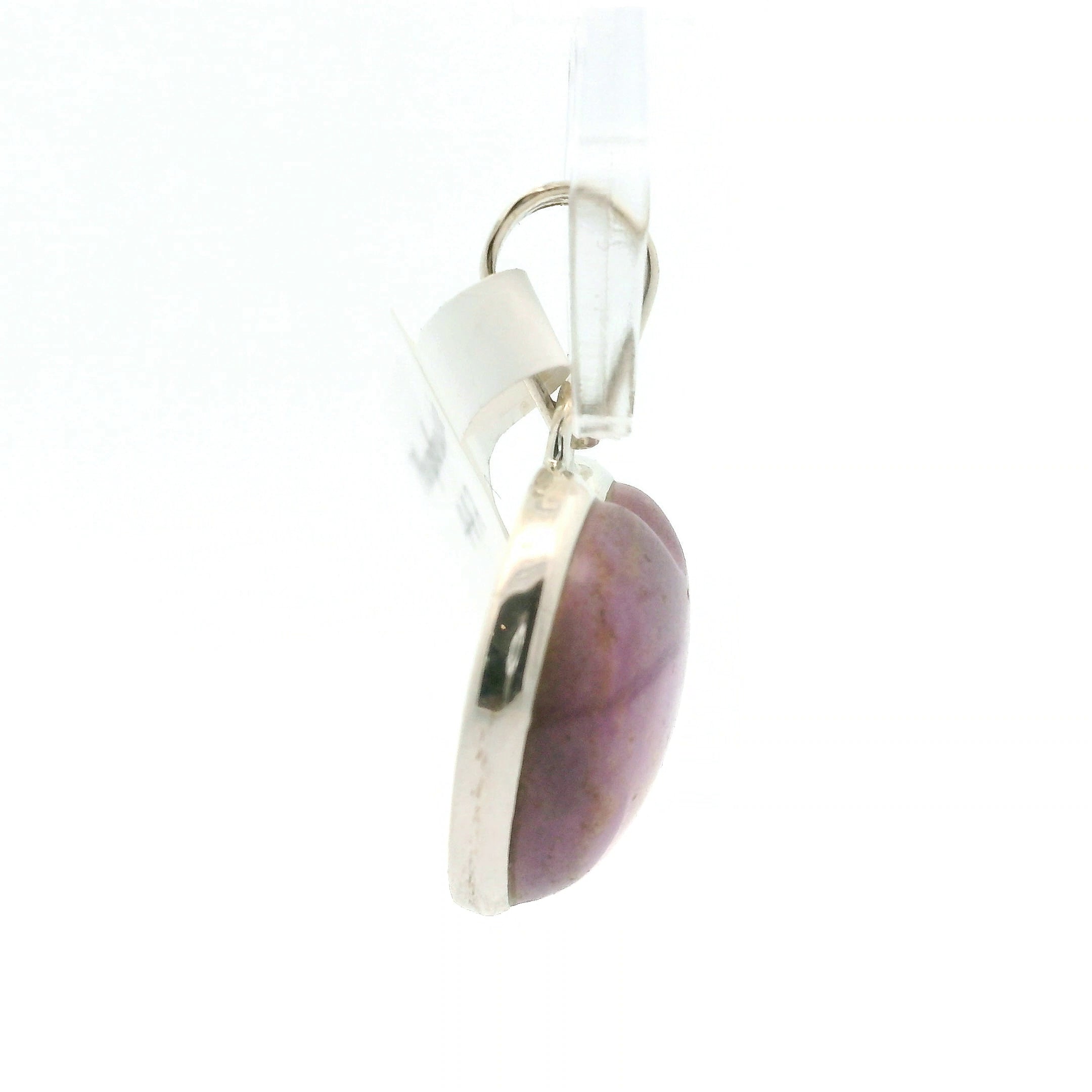 Phosphosiderite Heart Pendants .925 Silver for Intuition, Meditation & Past Life Work
