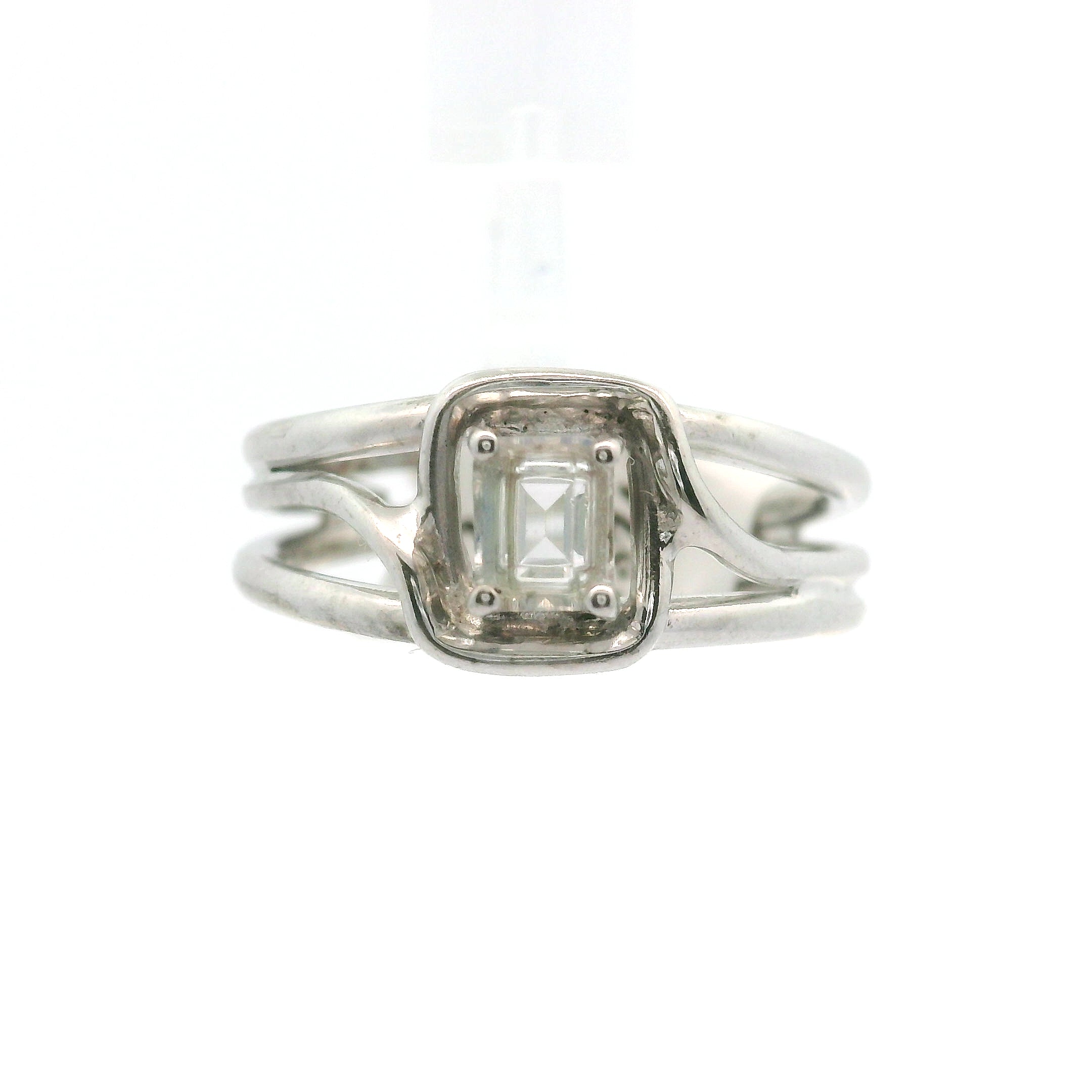 Moonstone Midi Cuff Ring .925 Silver for New Beginnings, Protection and Manifestation