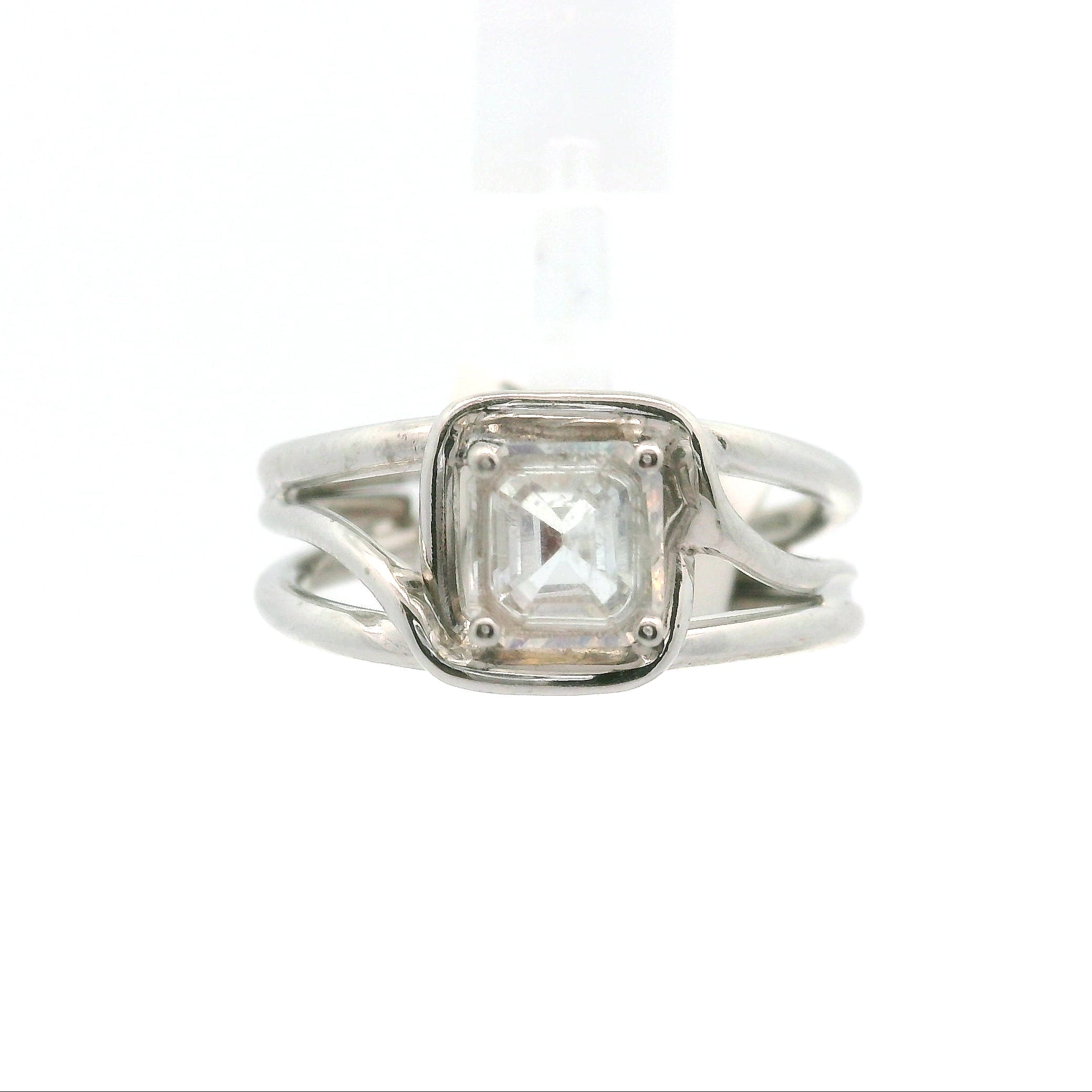 Moonstone Midi Cuff Ring .925 Silver for New Beginnings, Protection and Manifestation