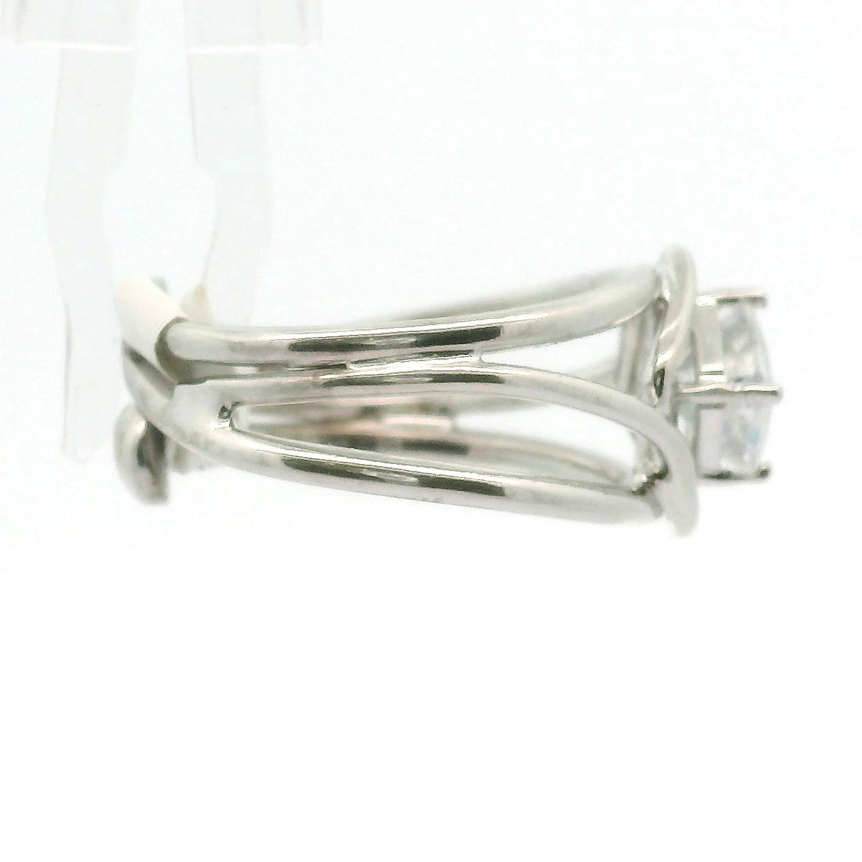 Moonstone Midi Cuff Ring .925 Silver for New Beginnings, Protection and Manifestation