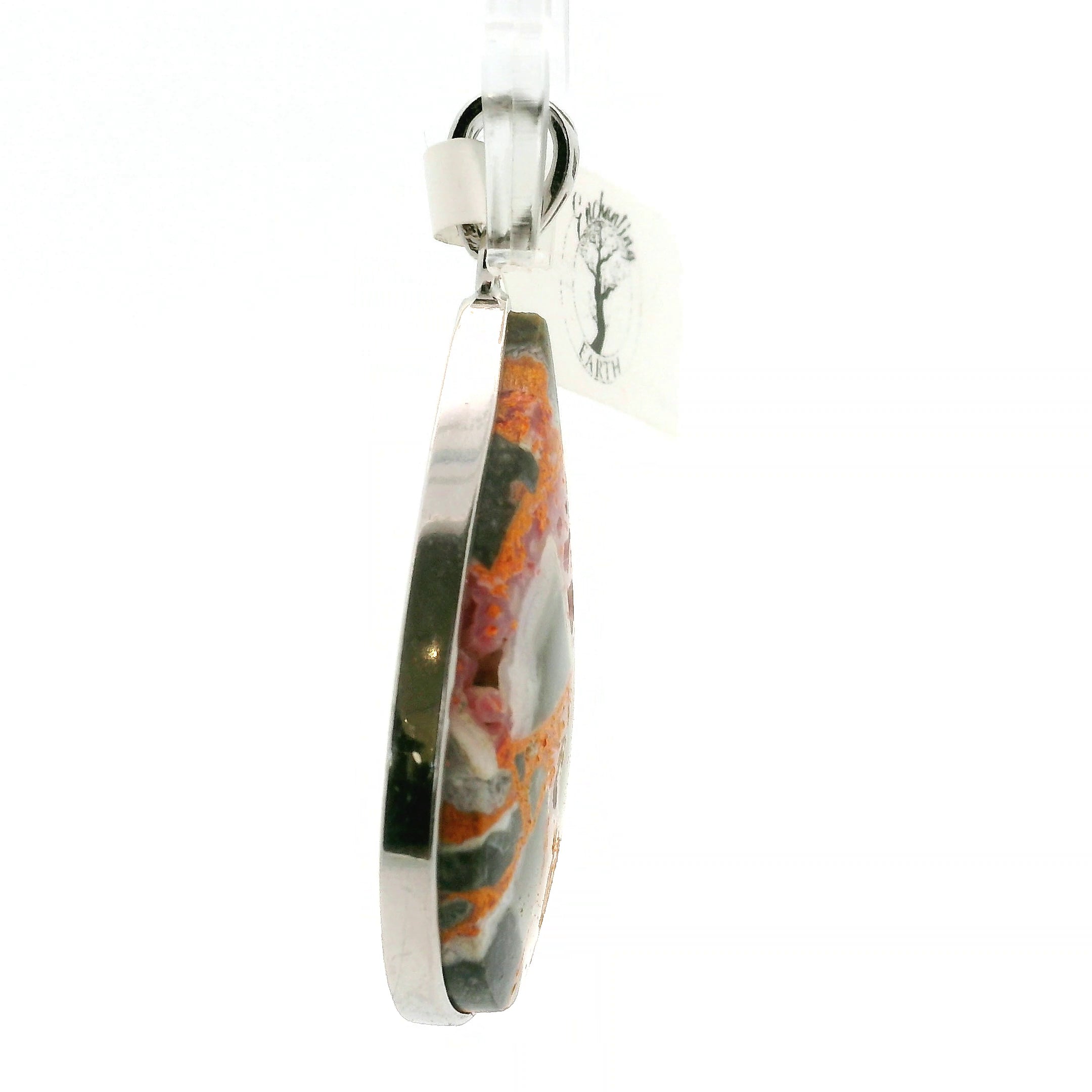 Magma Chalcedony Pendants .925 Silver for Promoting Creativity