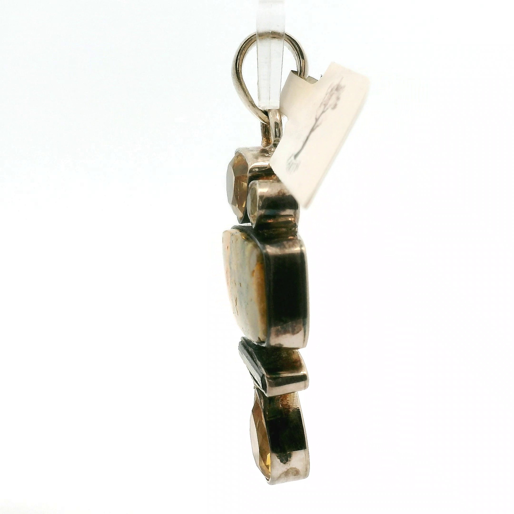 Bumblebee Jasper Pendants .925 Silver for Confidence, Creative Manifestation and Personal Power