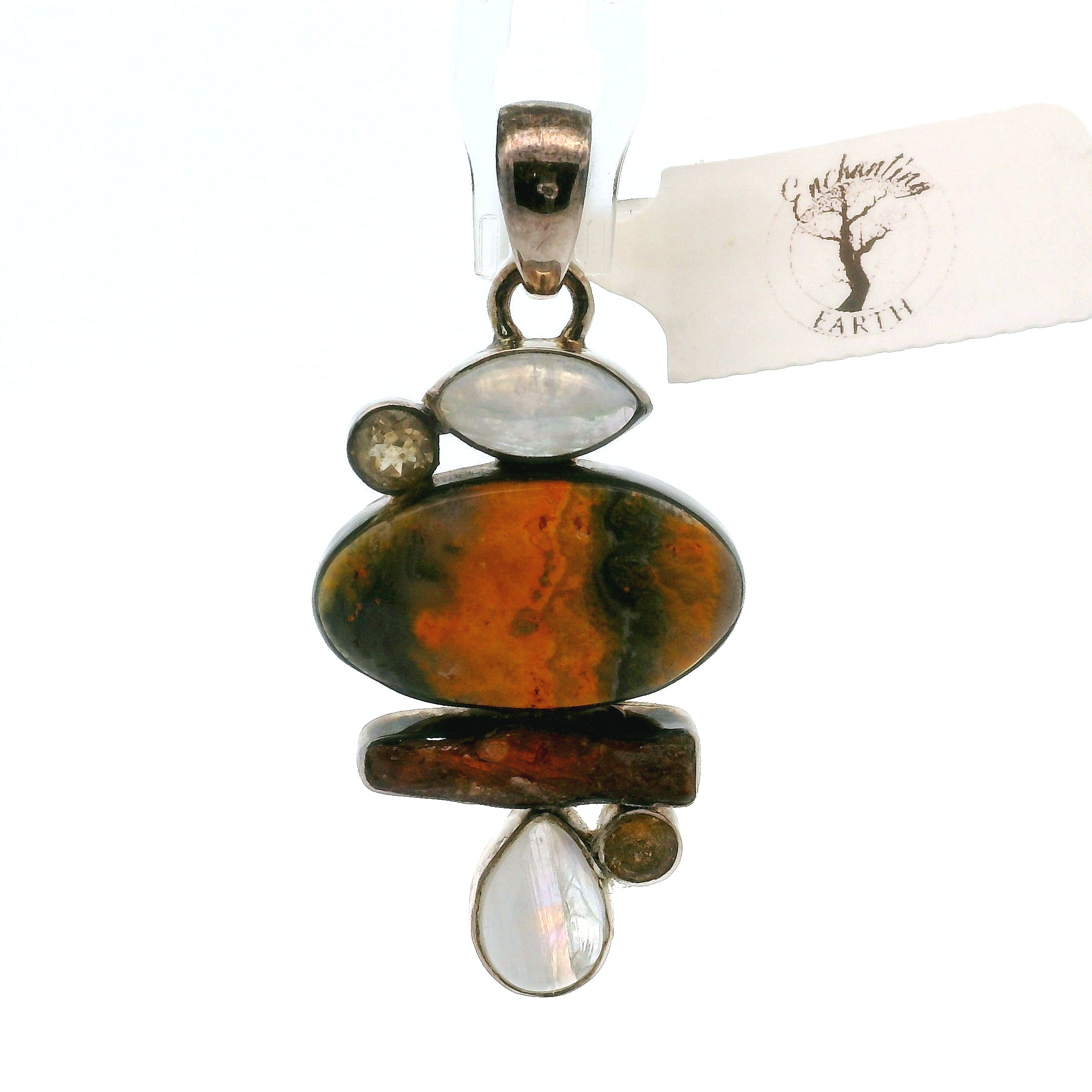 Bumblebee Jasper Pendants .925 Silver for Confidence, Creative Manifestation and Personal Power