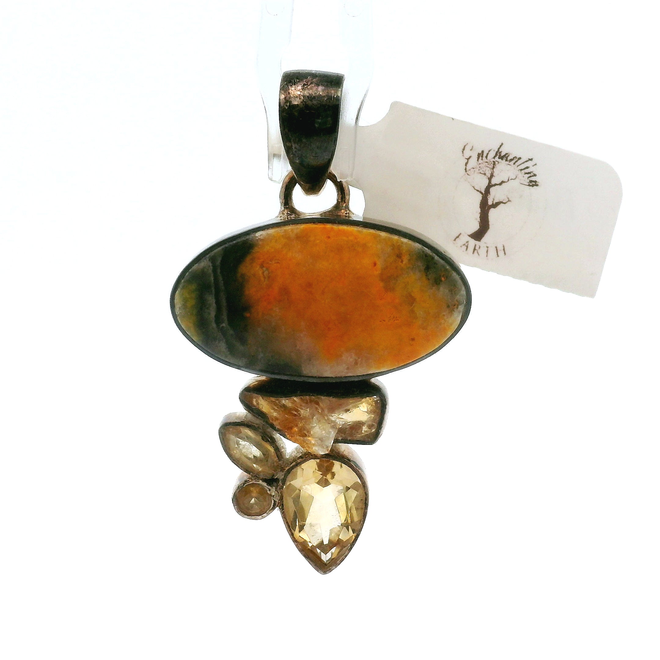Bumblebee Jasper Pendants .925 Silver for Confidence, Creative Manifestation and Personal Power