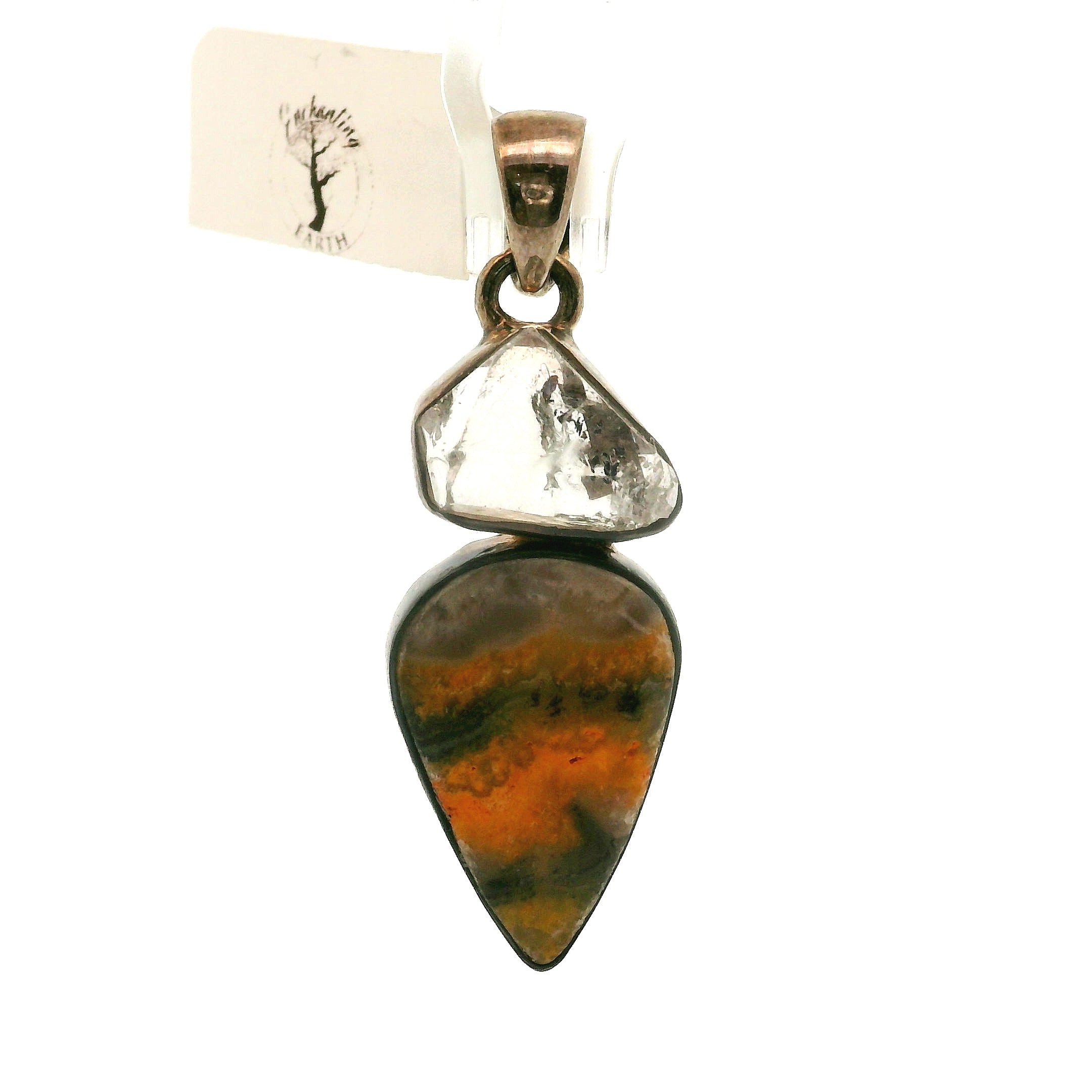 Bumblebee Jasper Pendants .925 Silver for Confidence, Creative Manifestation and Personal Power