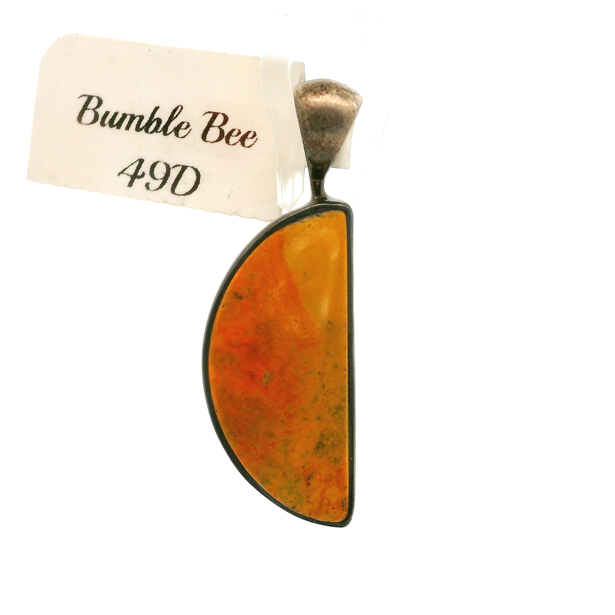 Bumblebee Jasper Pendants .925 Silver for Confidence, Creative Manifestation and Personal Power