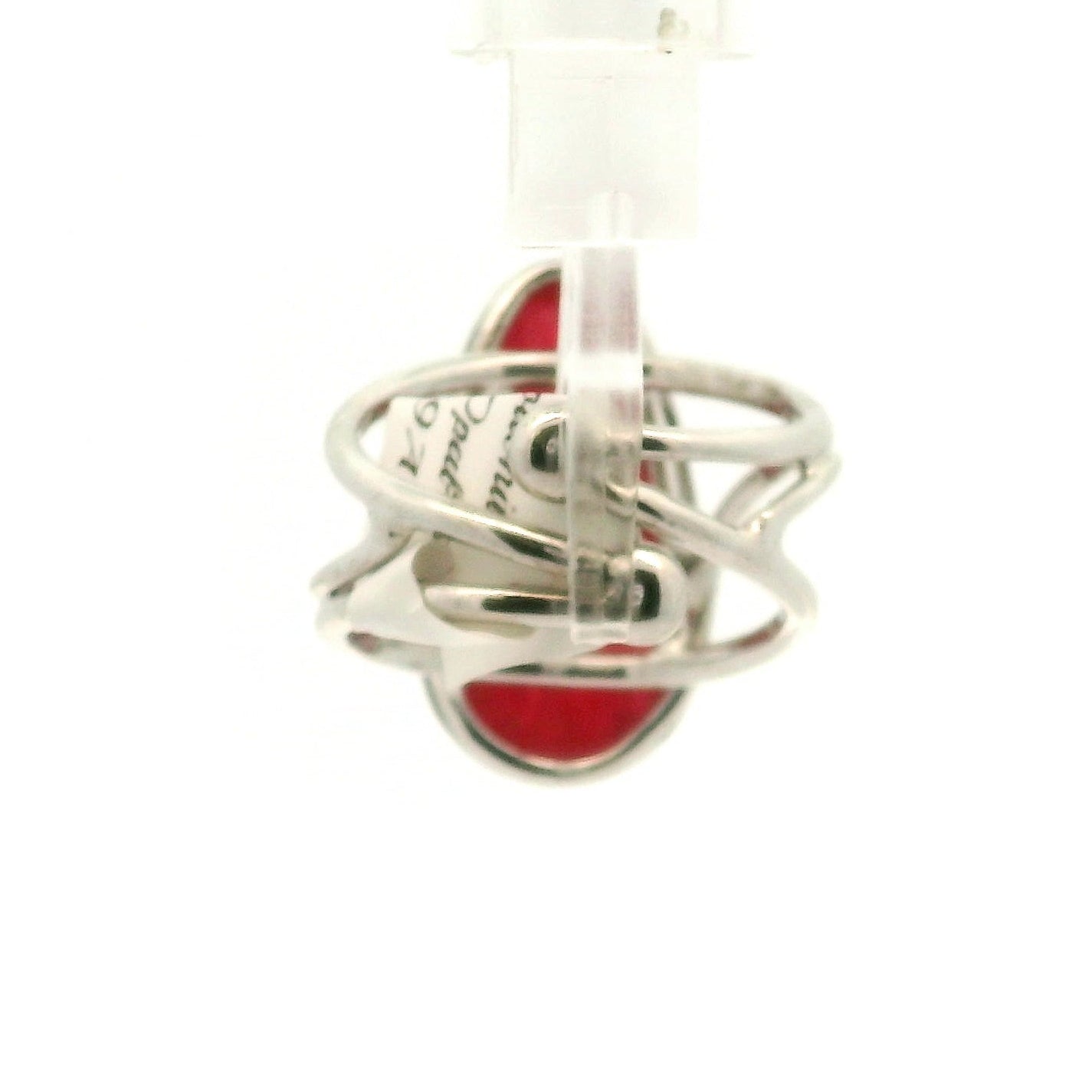 Rhodonite  with Black Opal Adjustable Cuff Ring .925 Sterling Silver for Attracting Love, Harmonizing Relationships and Knowing your Worth