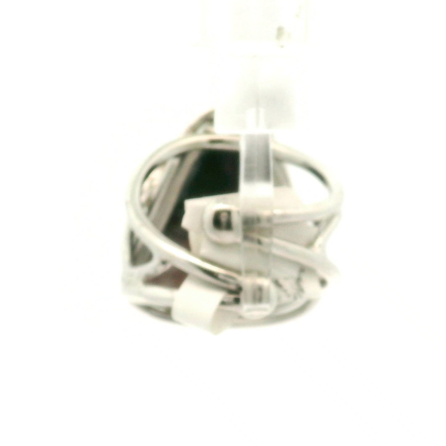 Tiffany Stone and Amethyst Cuff Ring .925 Silver for Harmonizing your Relationships and Pleasure
