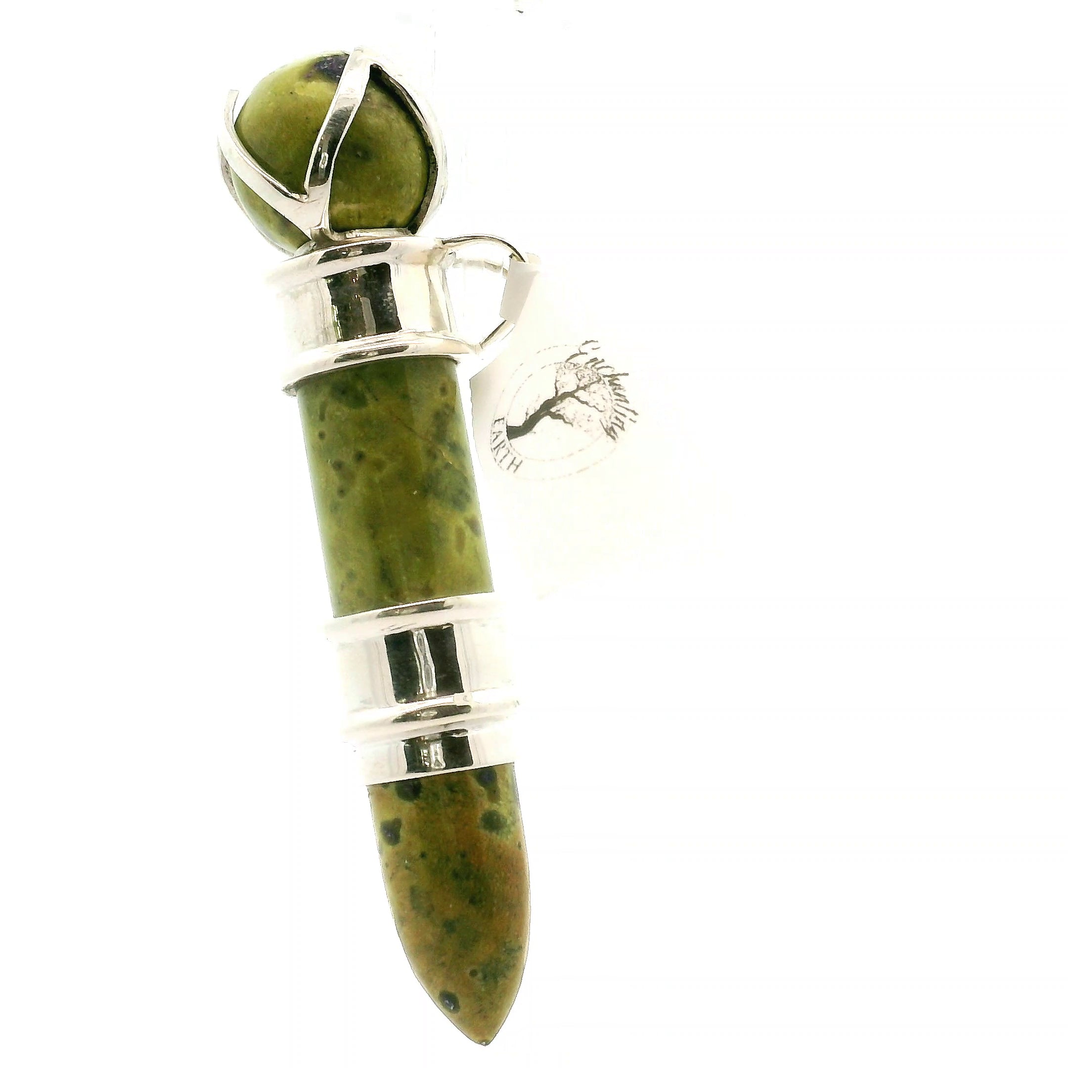 Atlantisite Wandlet .925 Silver for Deepening Intuition and Empowerment