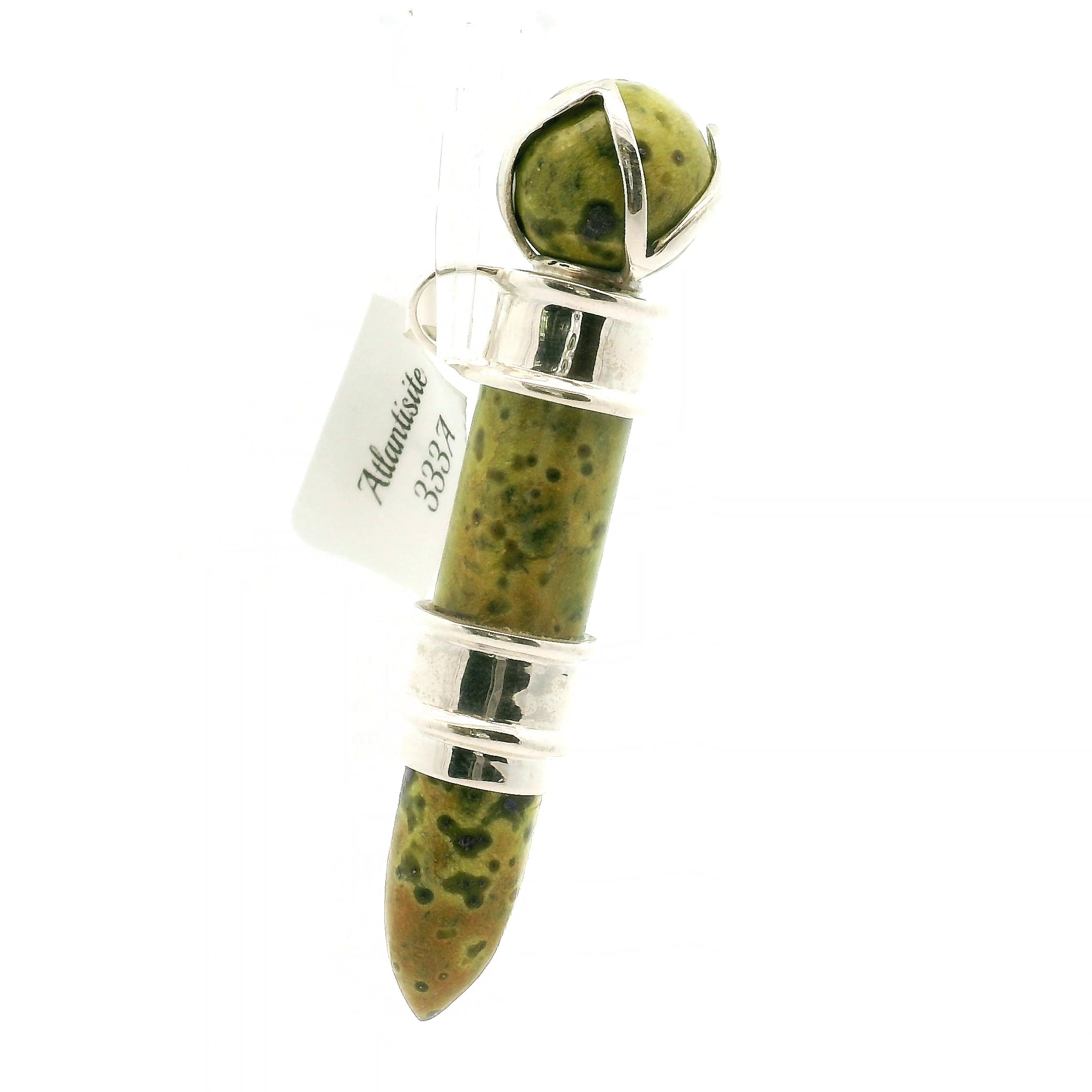 Atlantisite Wandlet .925 Silver for Deepening Intuition and Empowerment