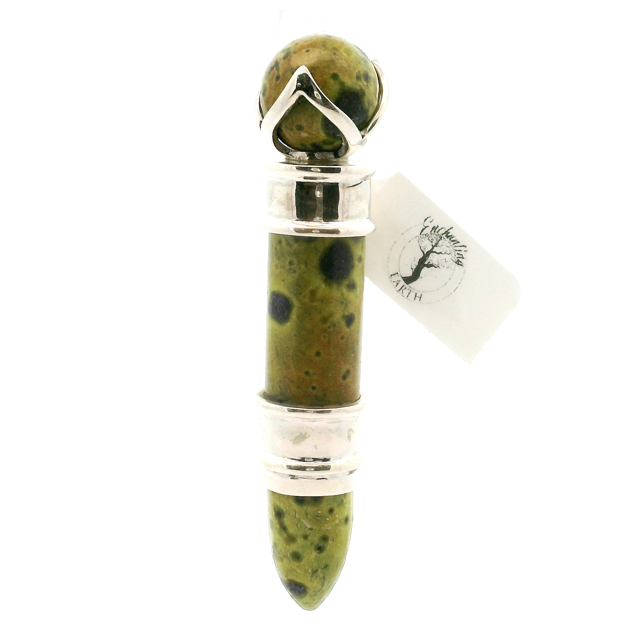 Atlantisite Wandlet .925 Silver for Deepening Intuition and Empowerment