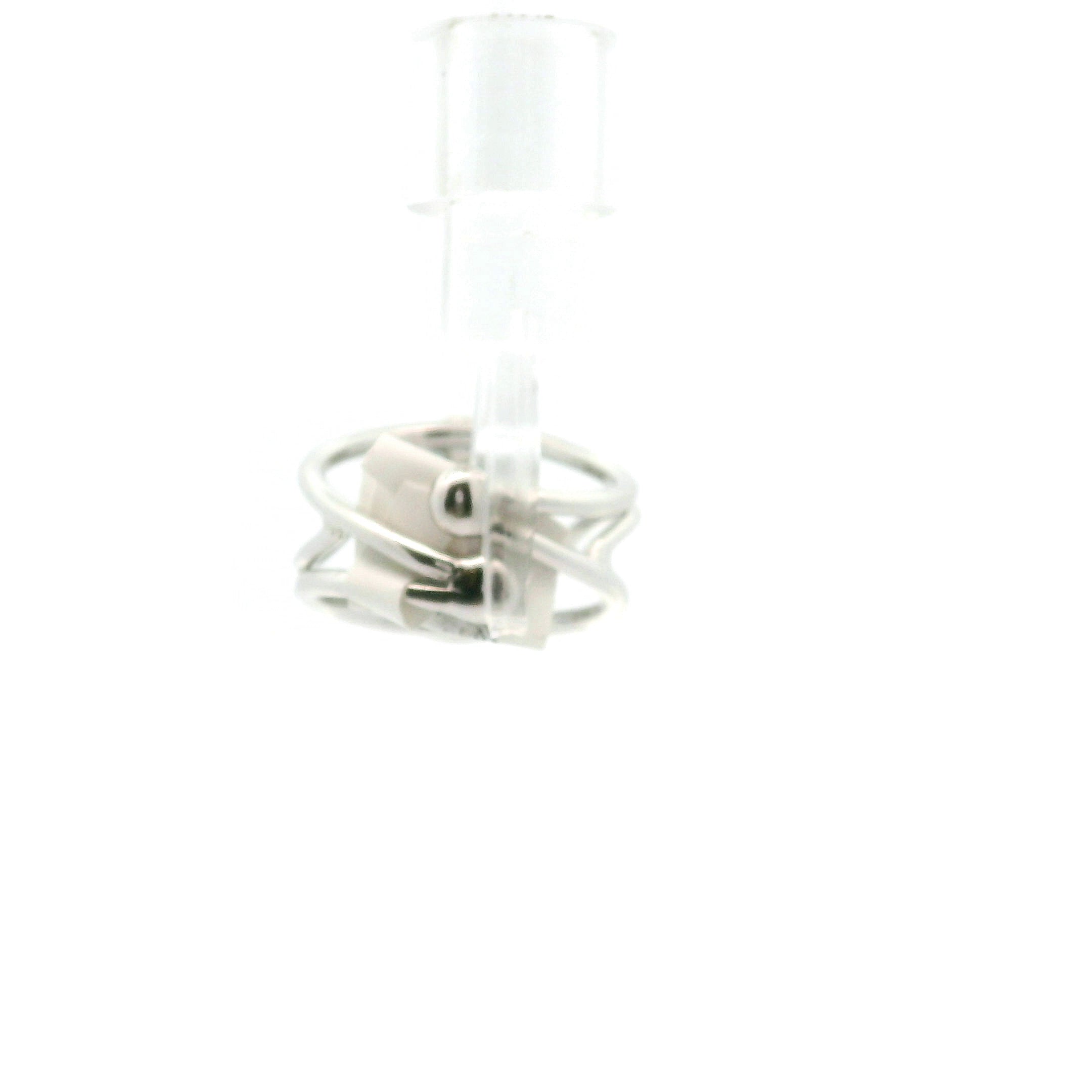 Sar-i-Sang Green Hauyne Midi Cuff Ring 925 Silver for Intuition, Purification and Meditation