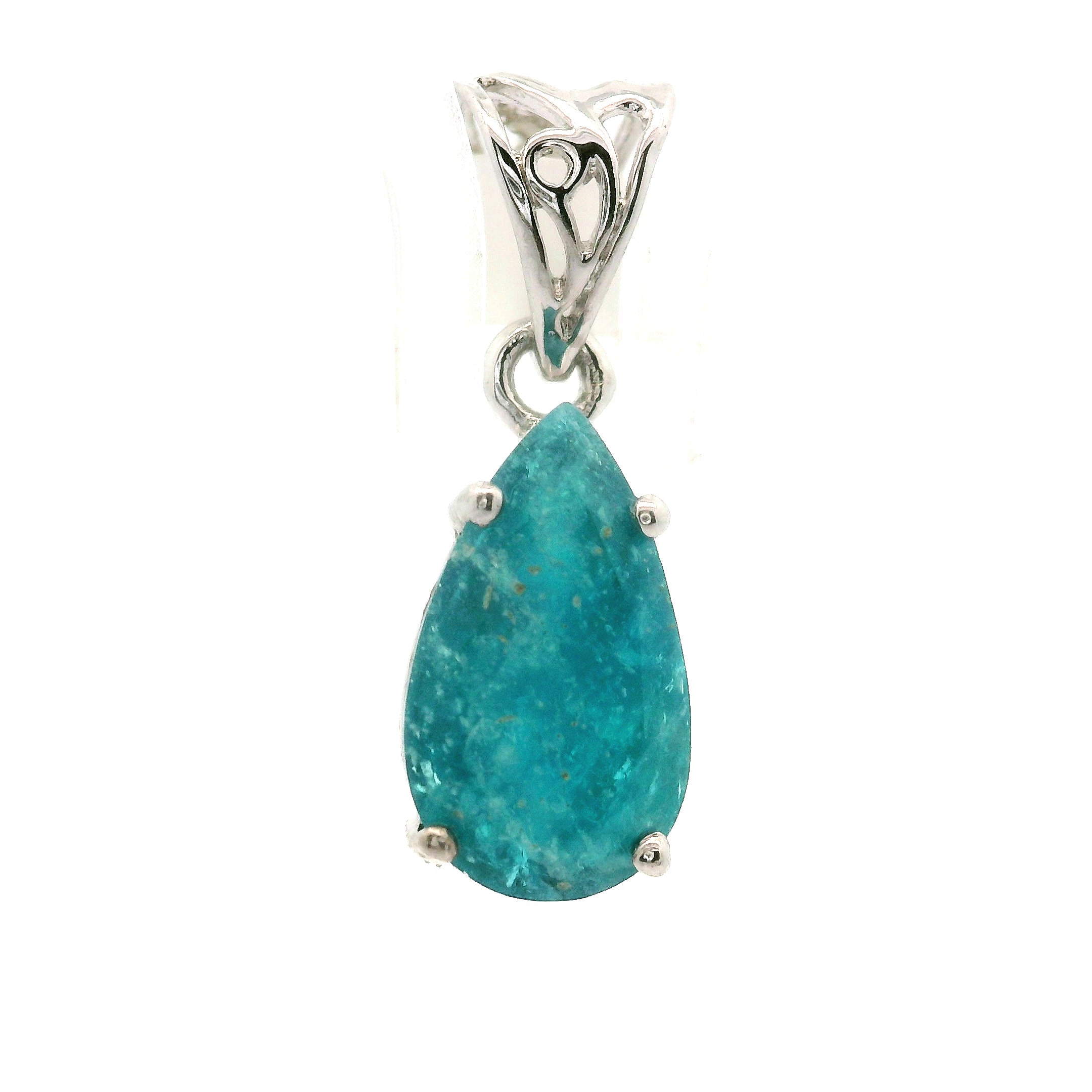 Sar-i-Sang Green Hauyne Pendant 925 Silver for Intuition, Purification and Meditation