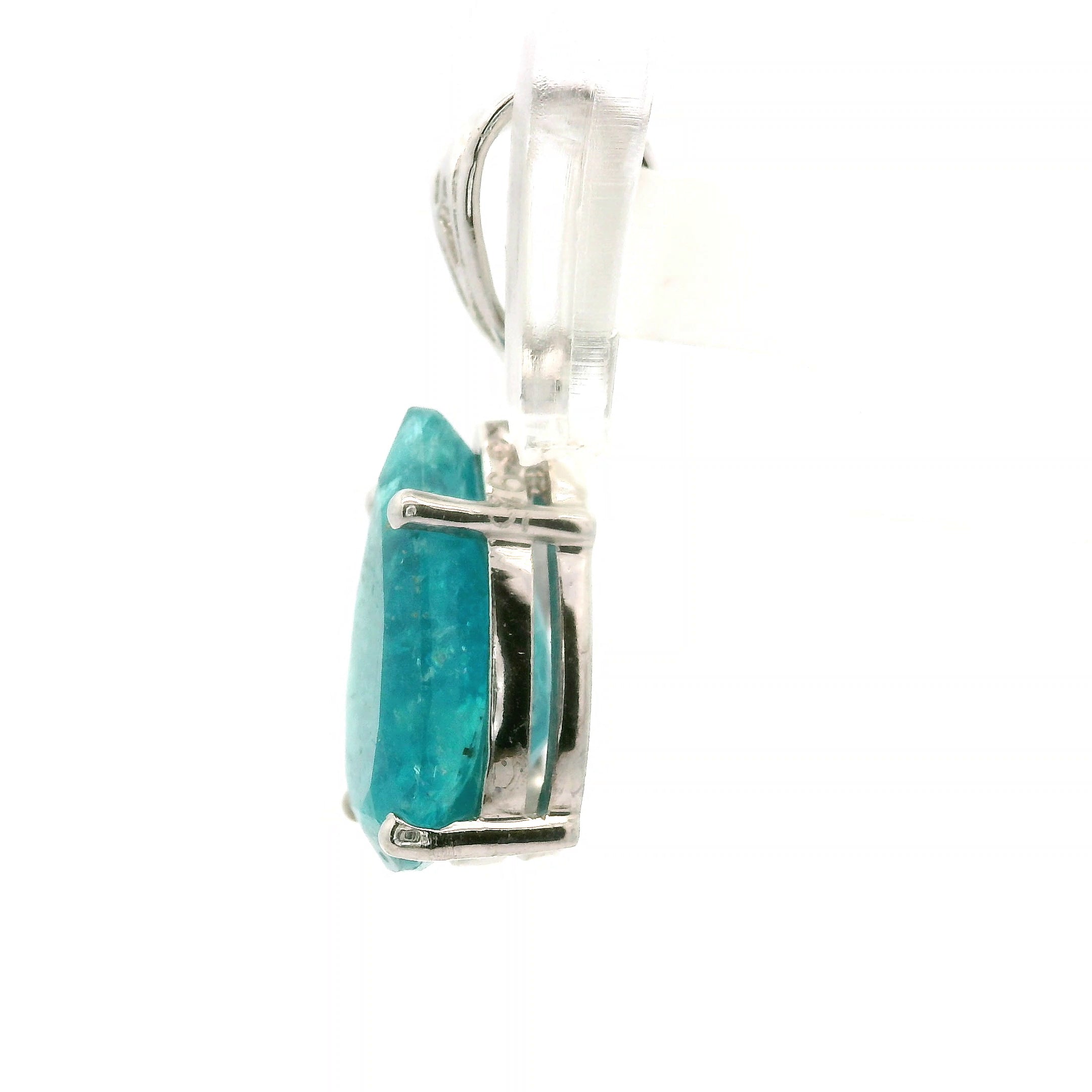 Sar-i-Sang Green Hauyne Pendant 925 Silver for Intuition, Purification and Meditation