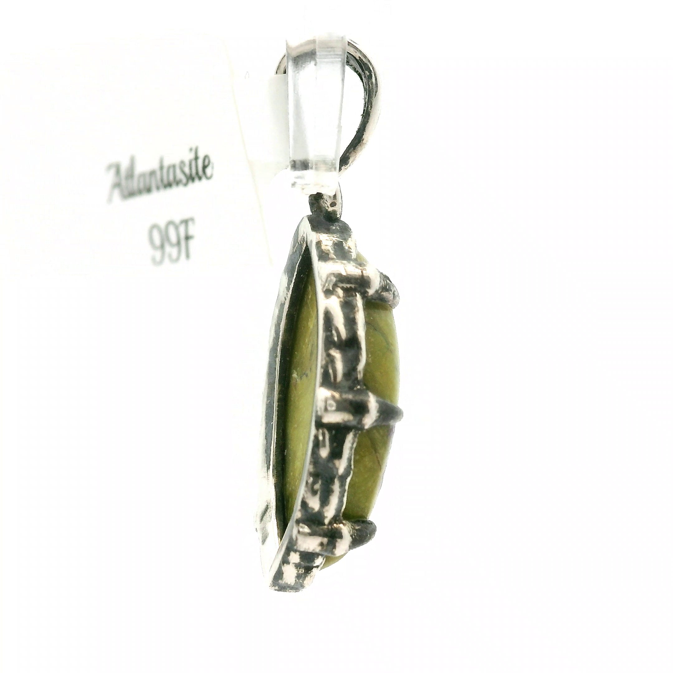 Atlantisite Bad Witch Pendant .925 Silver with Rhodium Plating for Inner Peace and Improved Self Esteem