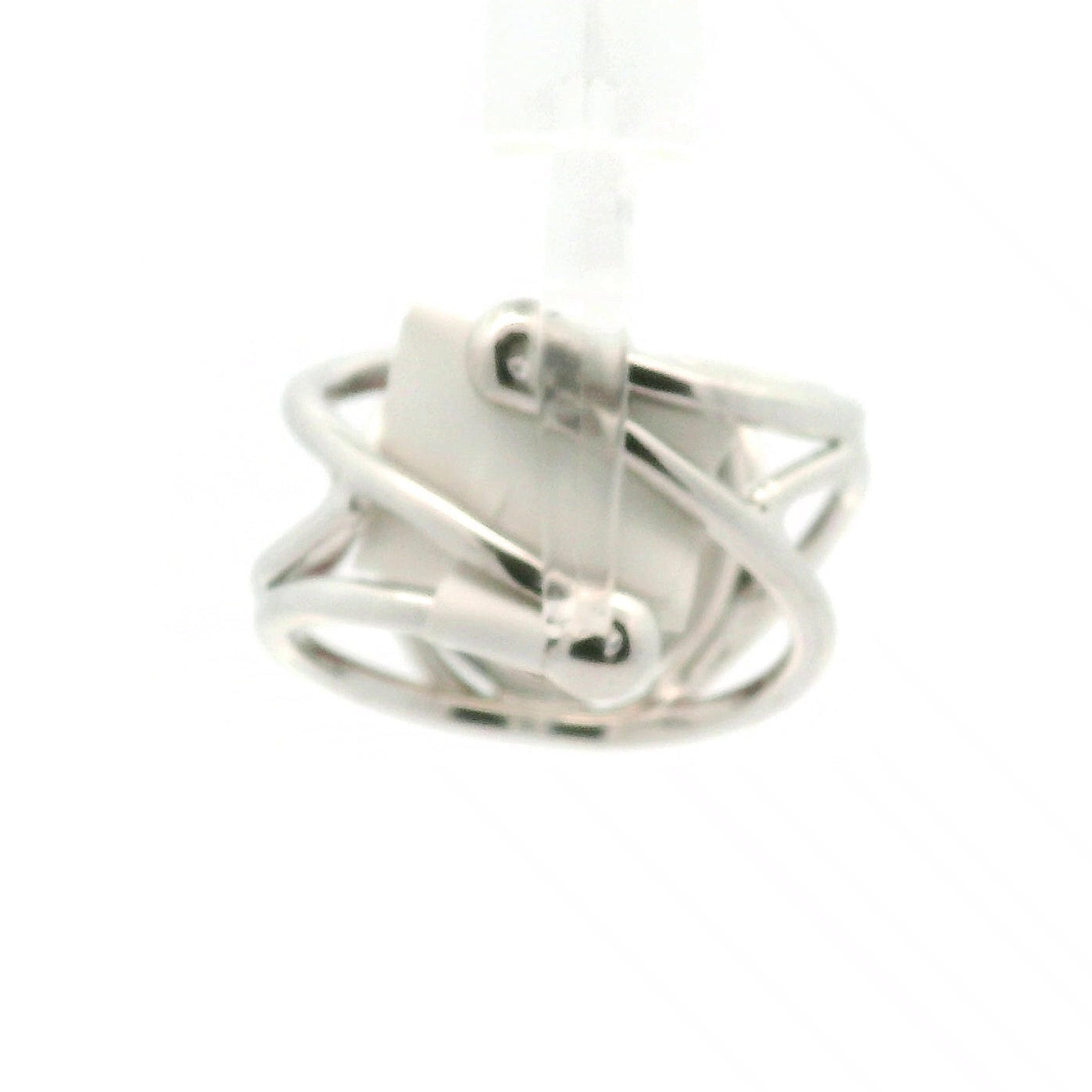 Garnet Carved Feline Cuff Ring .925 Silver for Intuition, Energetic Protection and Connection to Mystery