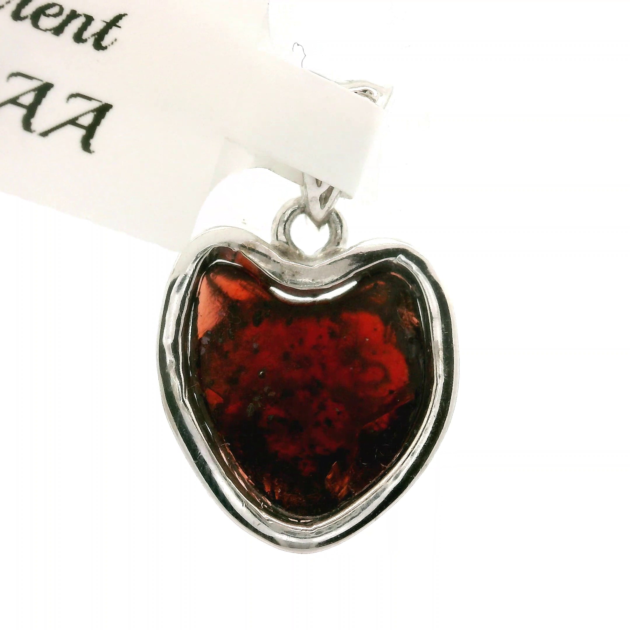 Garnet Carved Feline Pendant .925 Silver for Intuition, Energetic Protection and Connection to Mystery