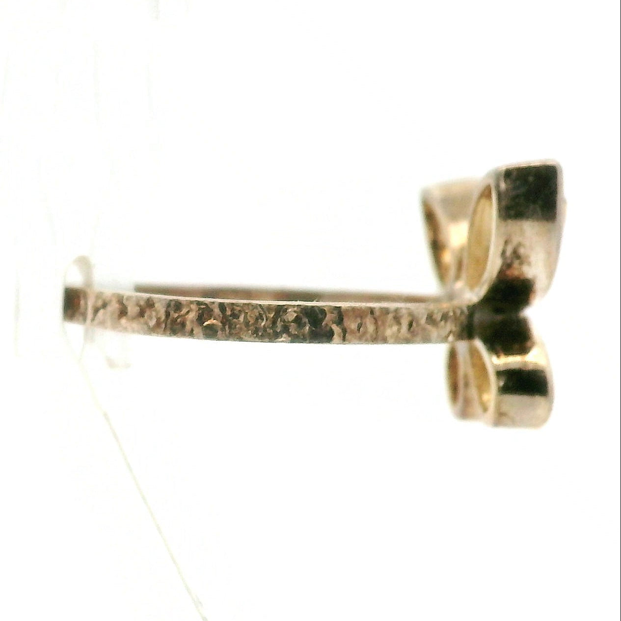 Citrine Butterfly Cuff Ring .925 Silver for Abundance, Good Luck and Positivity