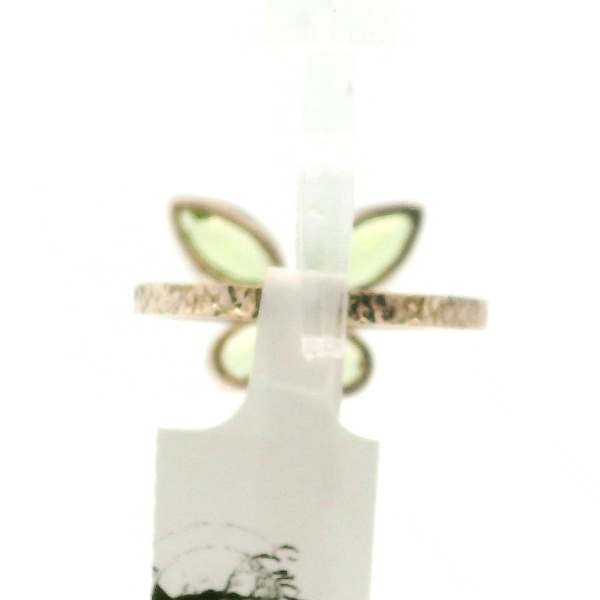 Peridot Butterfly Cuff Ring .925 Silver for Prosperity and Personal Power