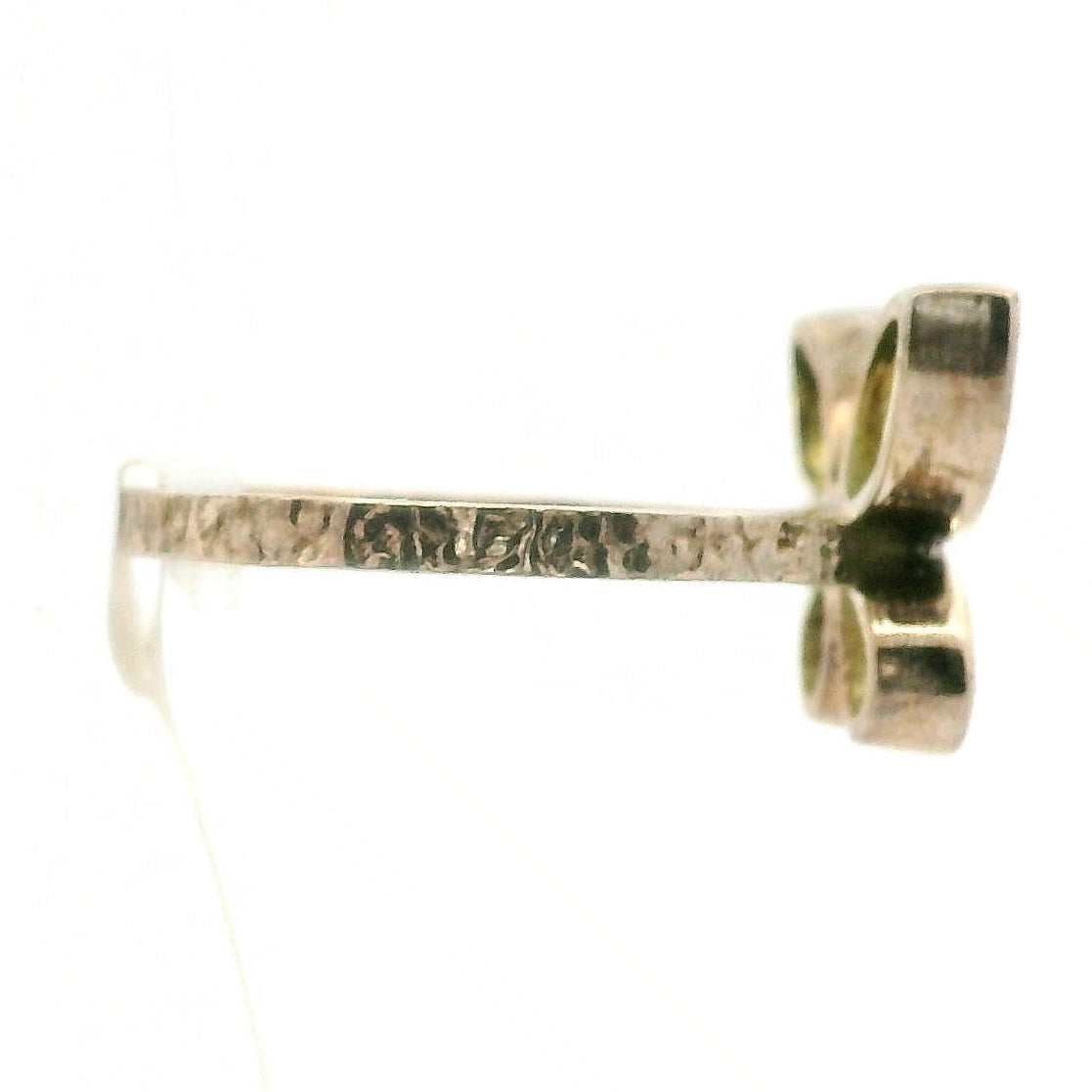 Peridot Butterfly Cuff Ring .925 Silver for Prosperity and Personal Power