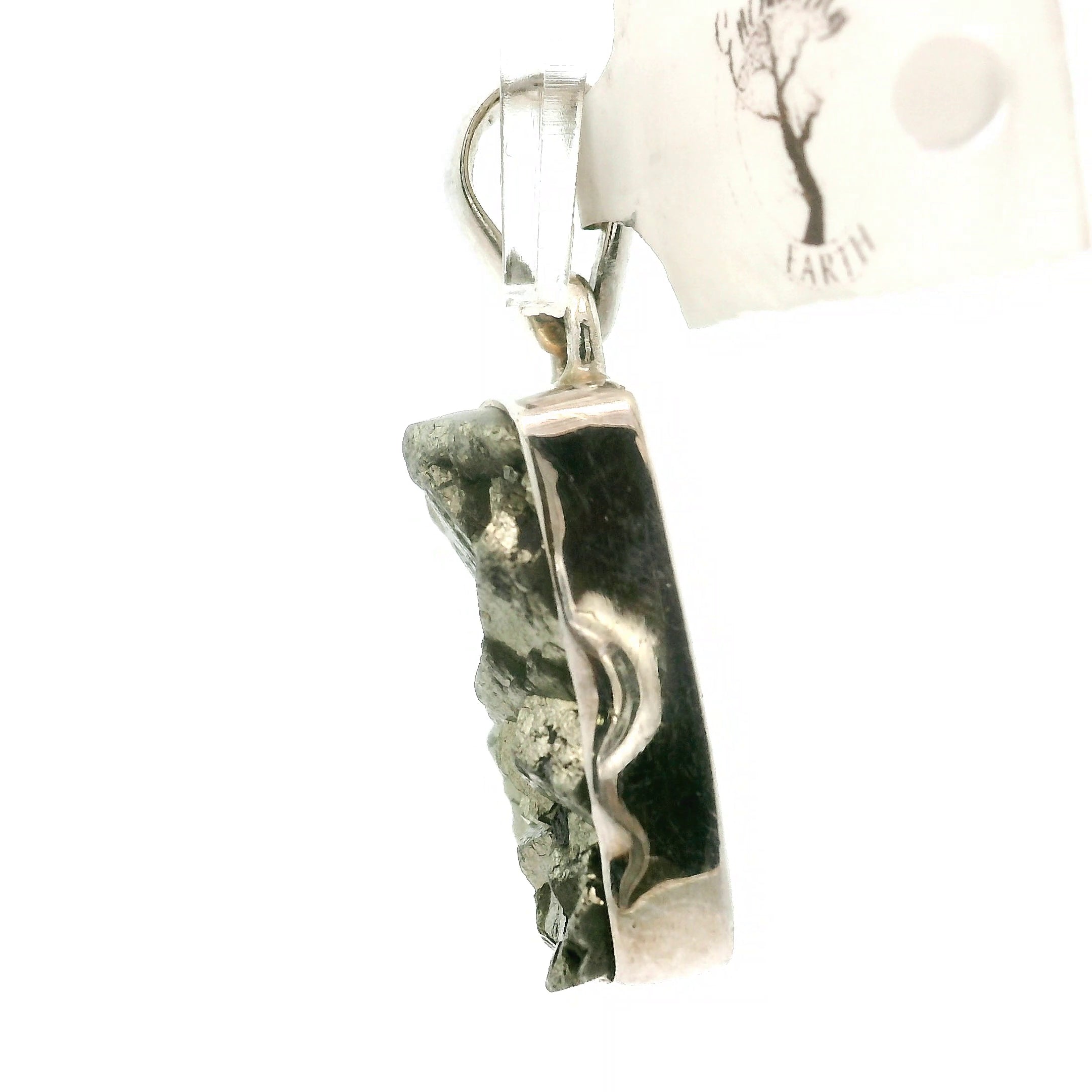 Pyrite Pendant .925 Silver for Luck & Manifestation