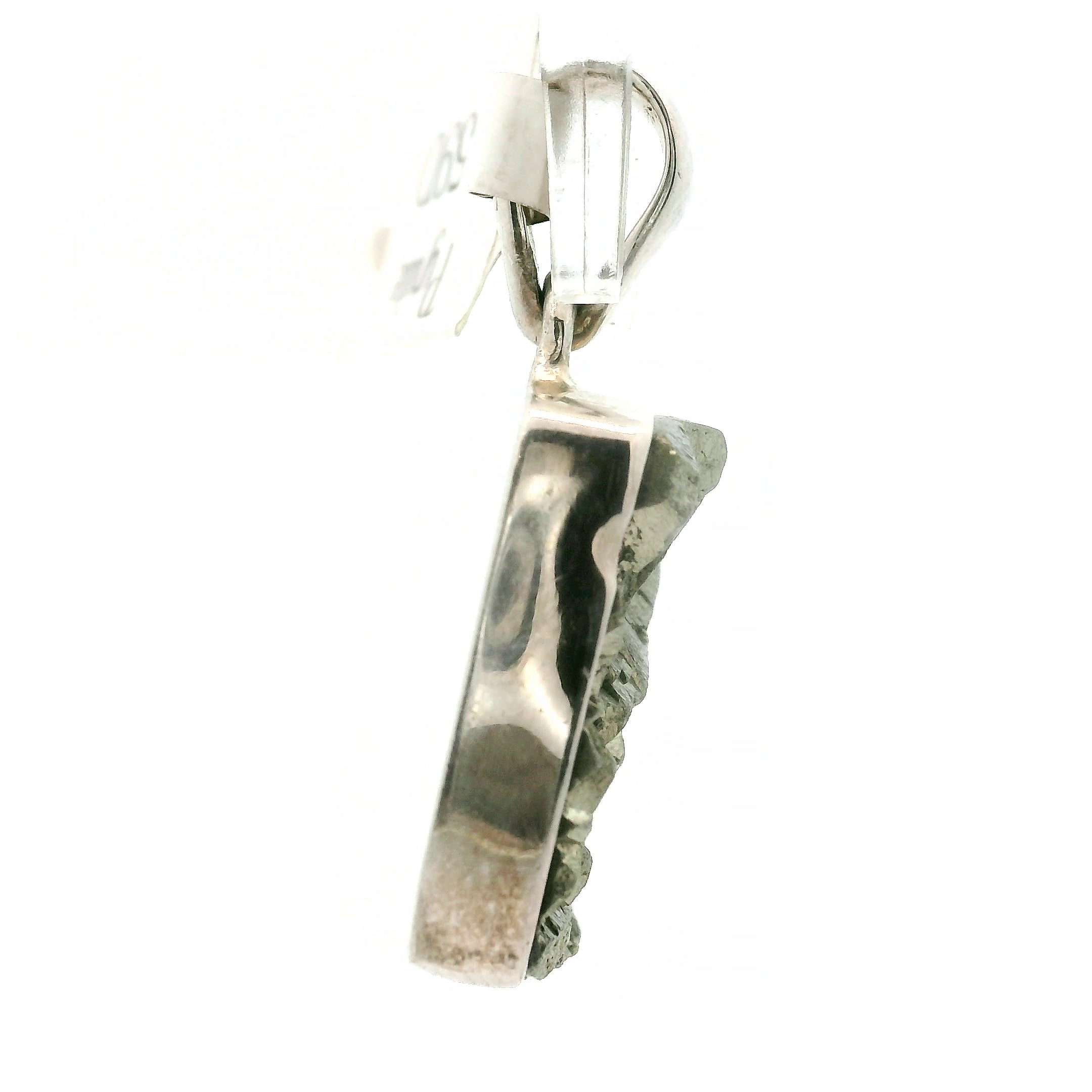 Pyrite Pendant .925 Silver for Luck & Manifestation