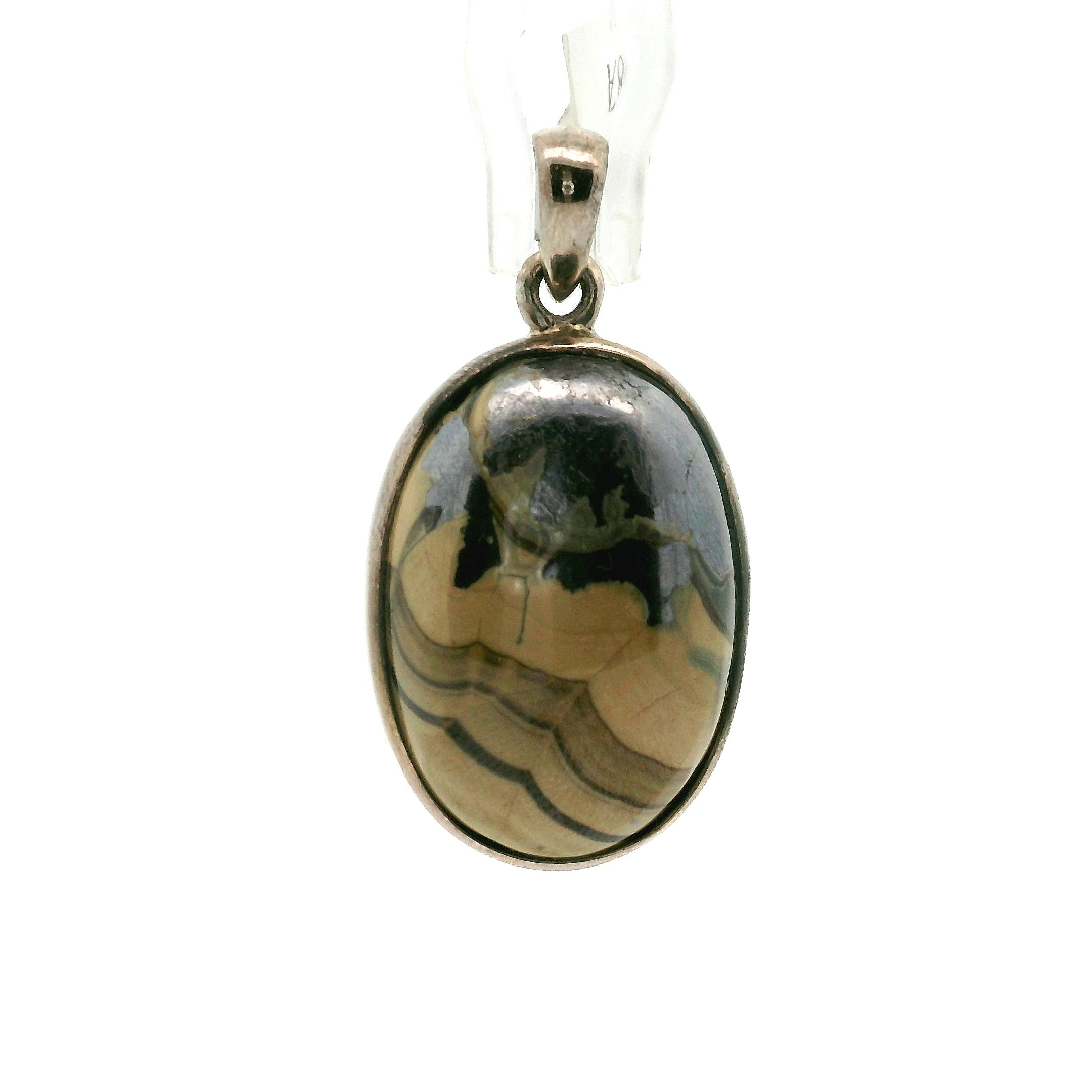 Schalenblende Pendant .925 Silver for Transformation, Grounding and Protection