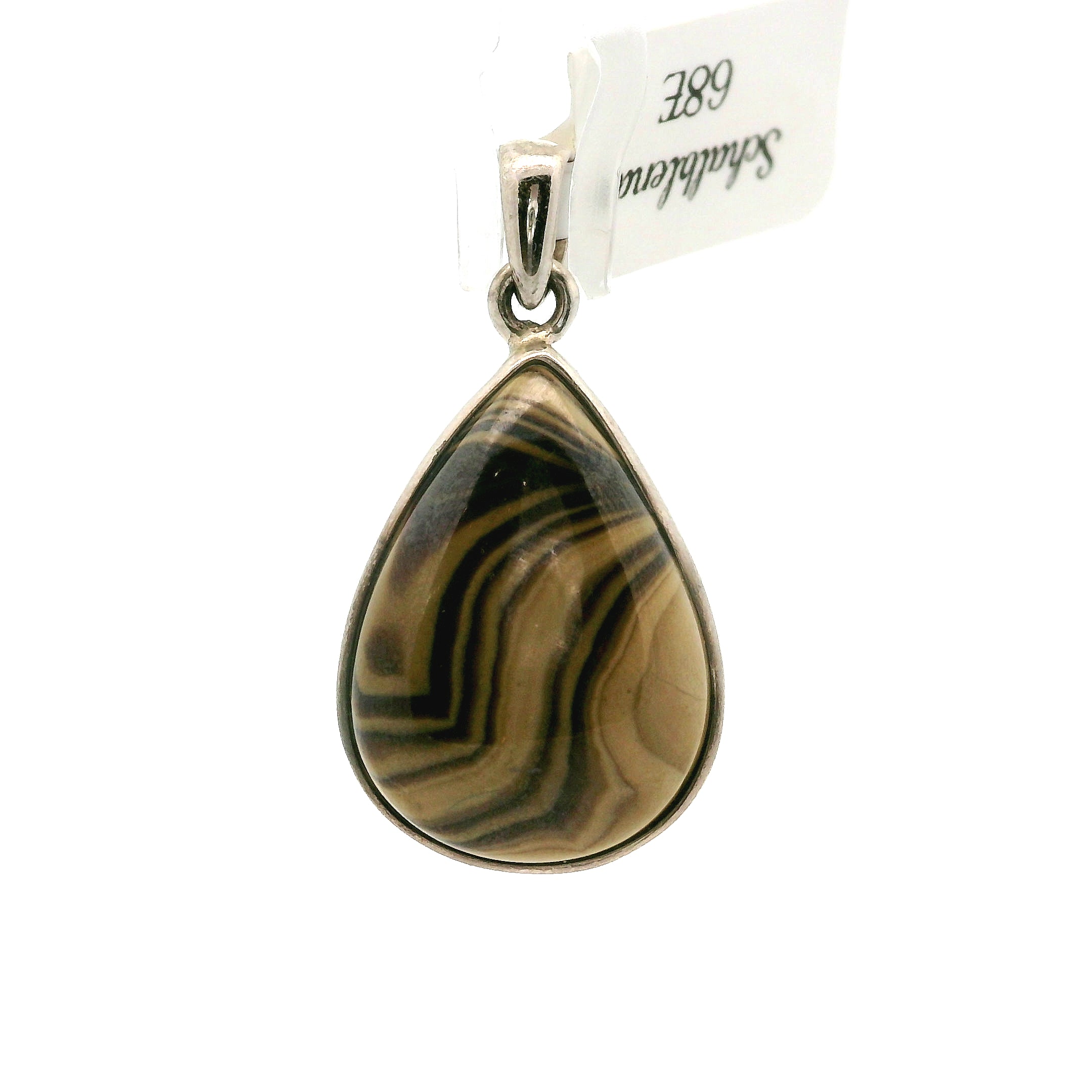 Schalenblende Pendant .925 Silver for Transformation, Grounding and Protection