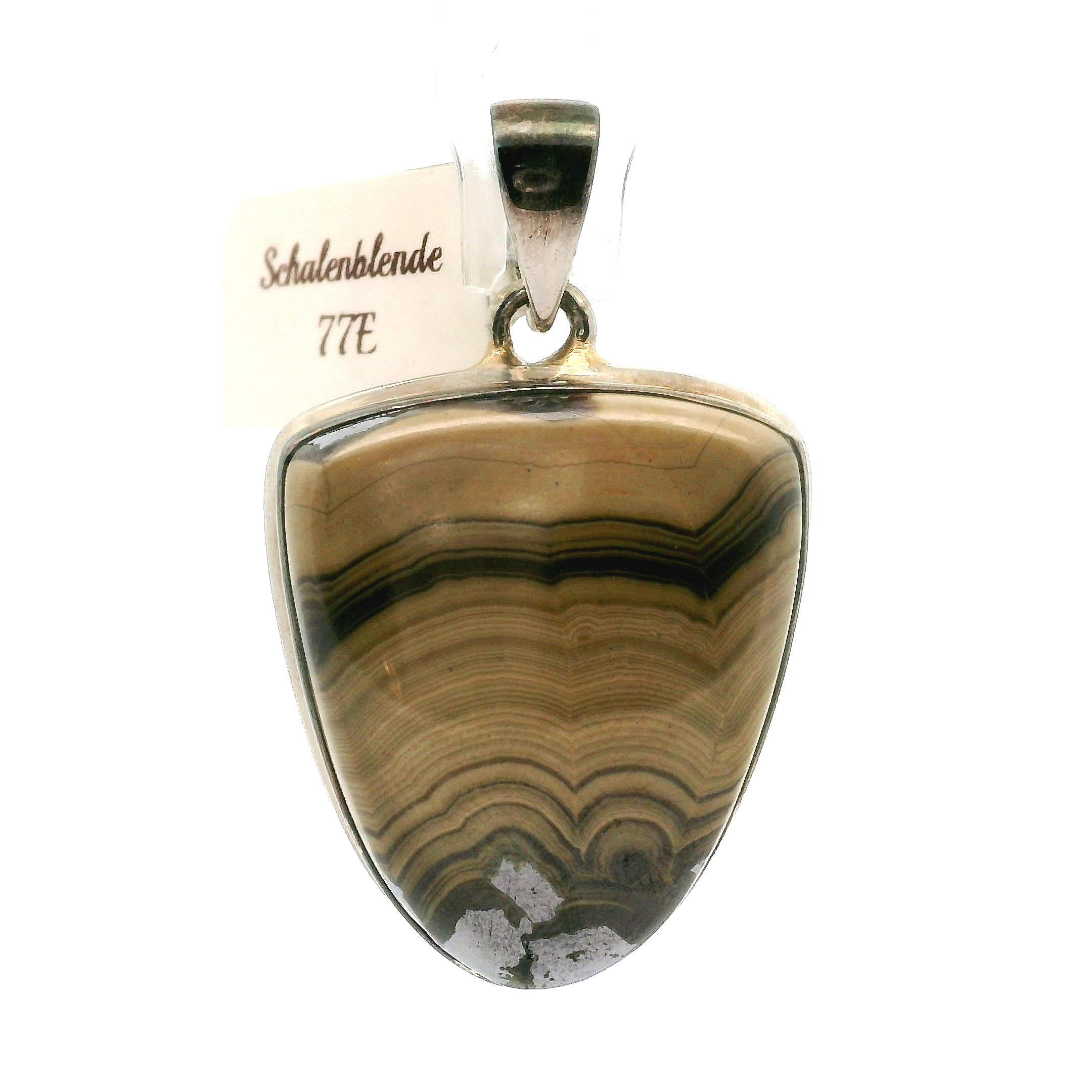 Schalenblende Pendant .925 Silver for Transformation, Grounding and Protection