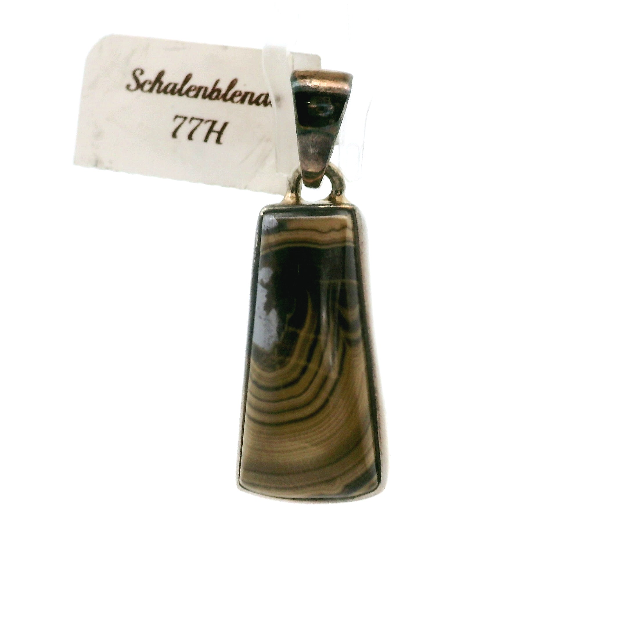 Schalenblende Pendant .925 Silver for Transformation, Grounding and Protection