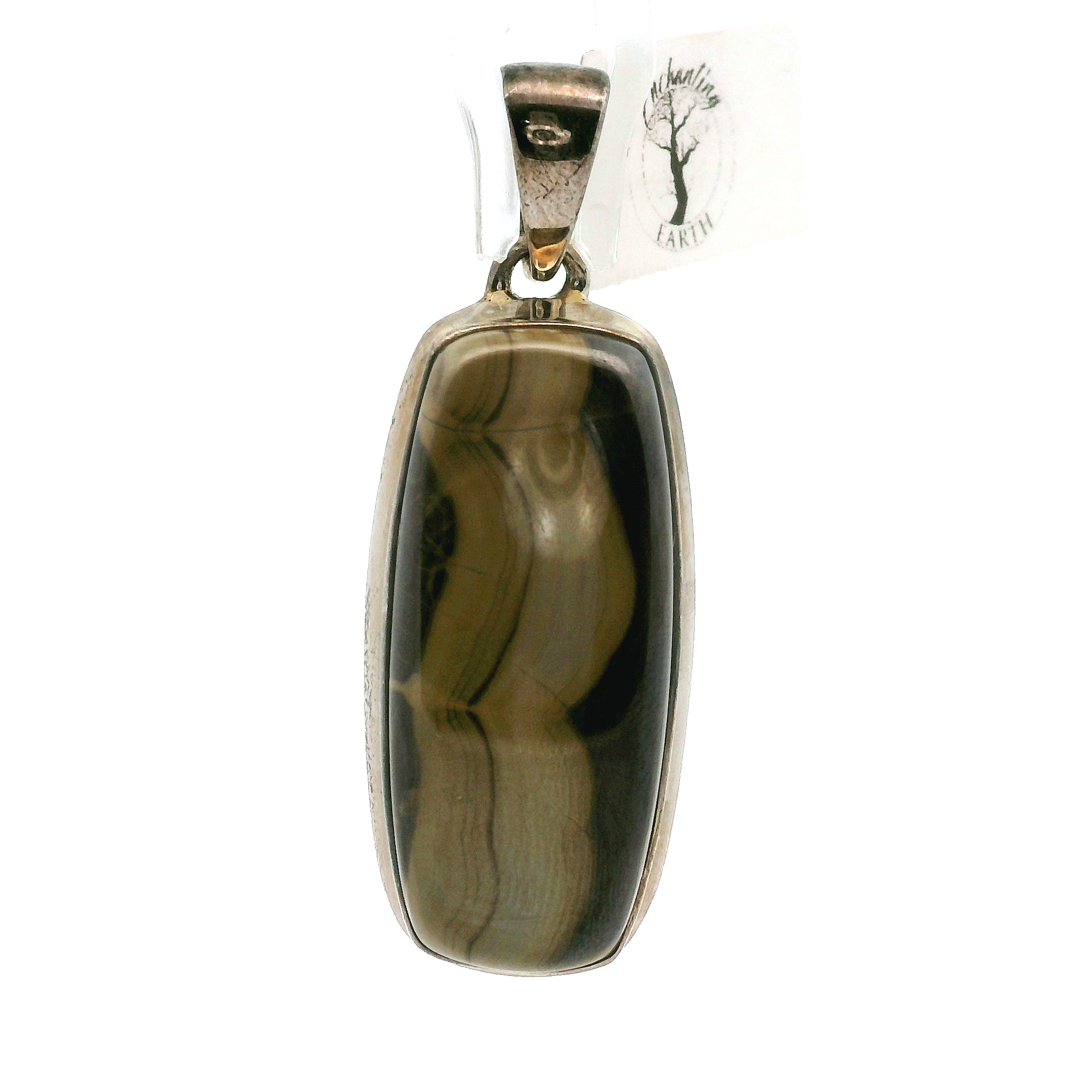 Schalenblende Pendant .925 Silver for Transformation, Grounding and Protection