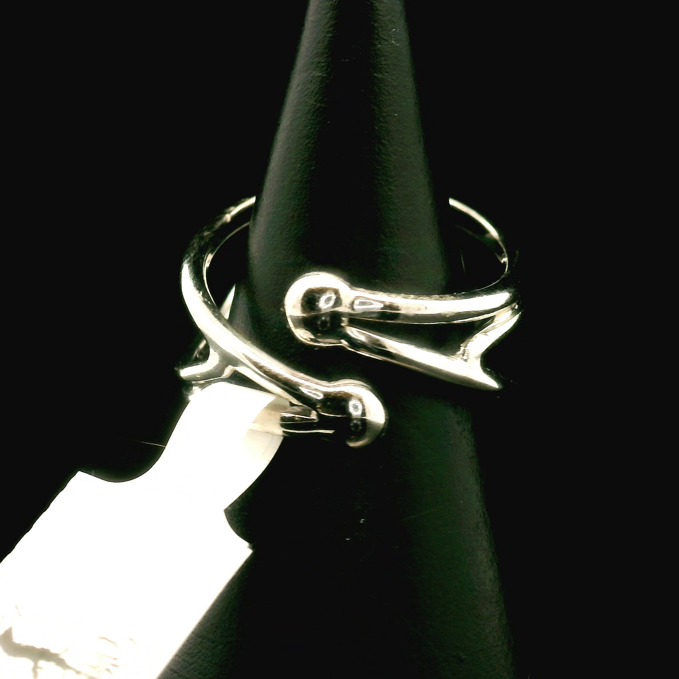 Afghanite Cuff Ring 925 Silver for Accessing the Akashic Records and Psychic Vision