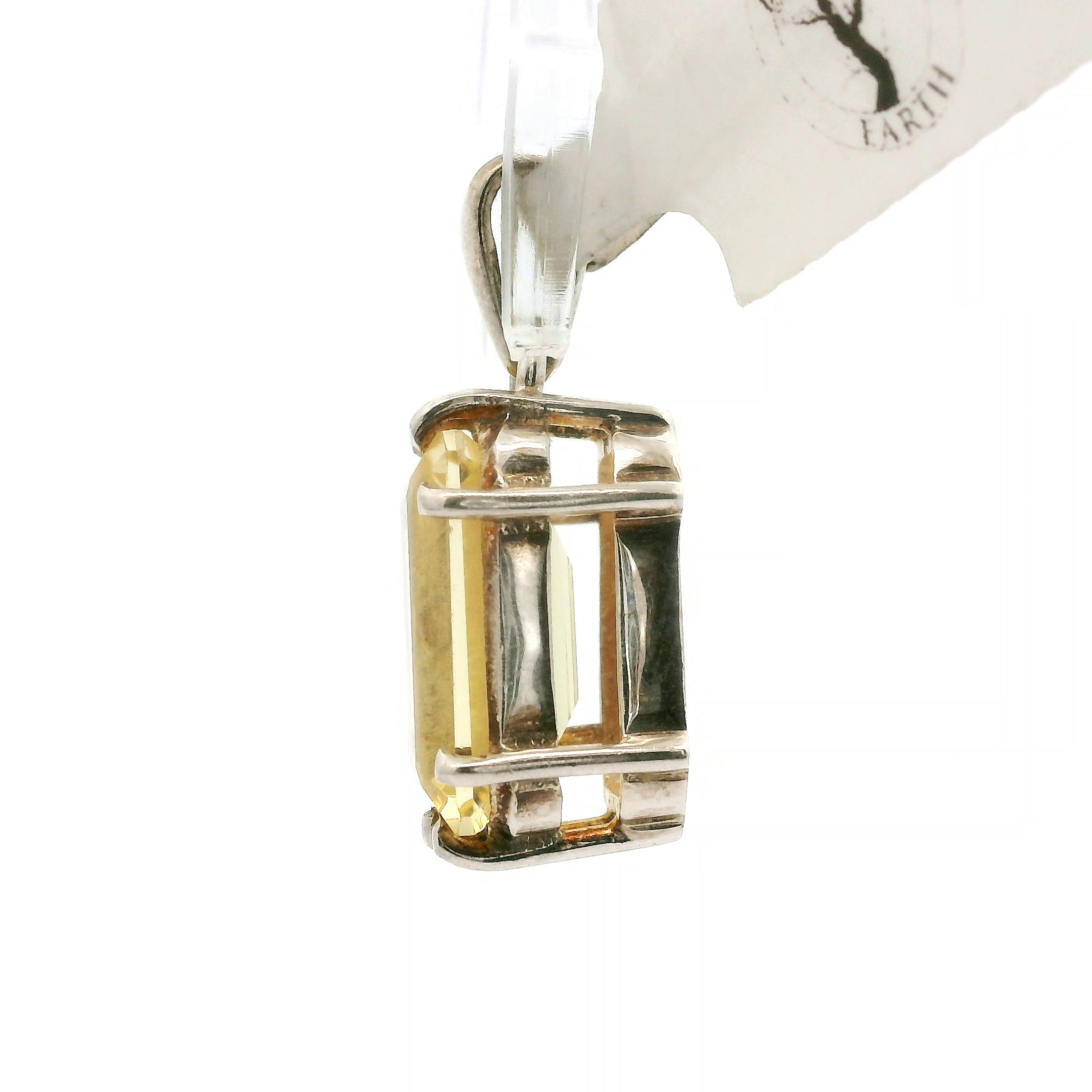 Yellow Scapolite Pendant .925 Silver for Enhancing Communication with Guides, Insight & Memory