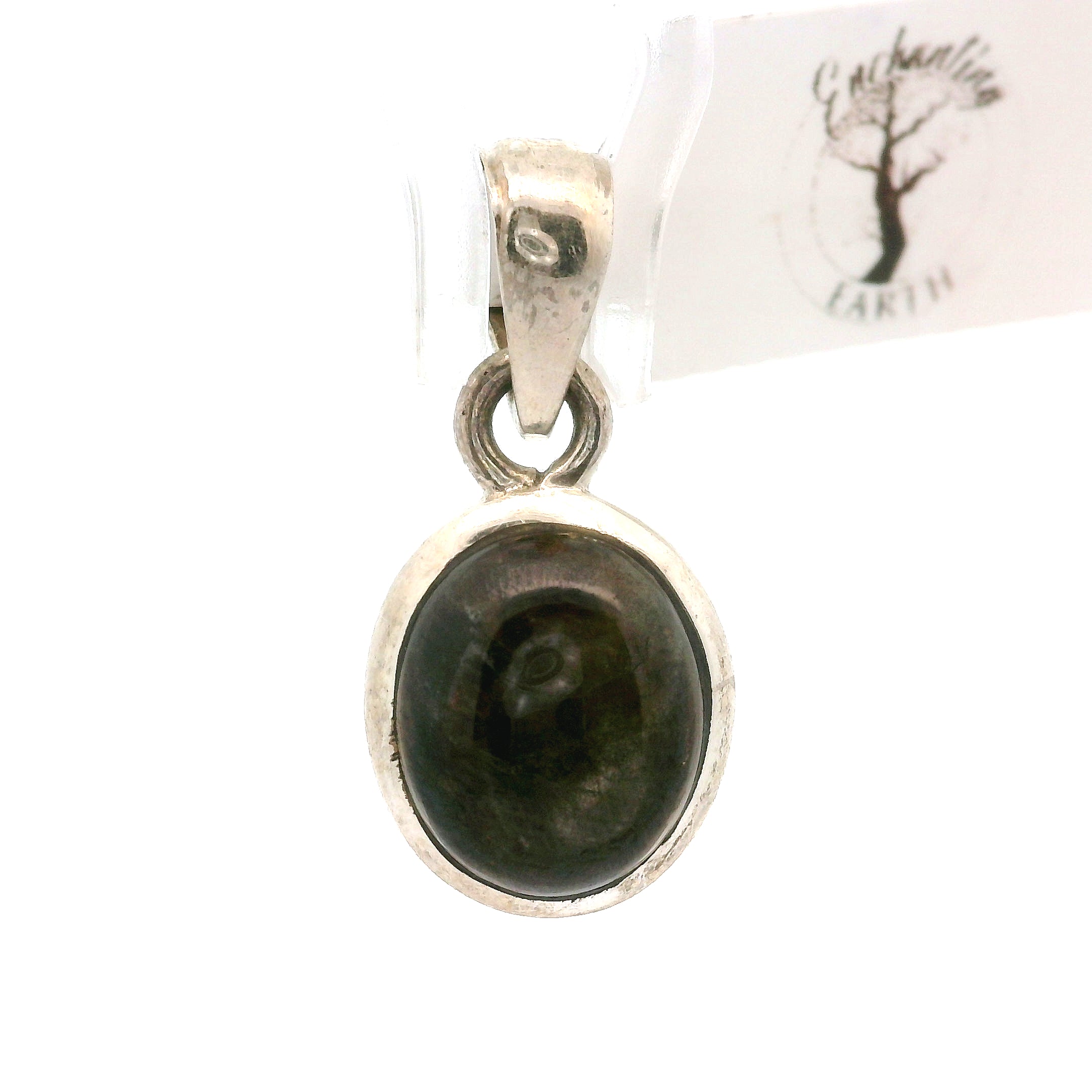 Star Sapphire Pendant .925 Silver for Good Luck, Prosperity and Protection