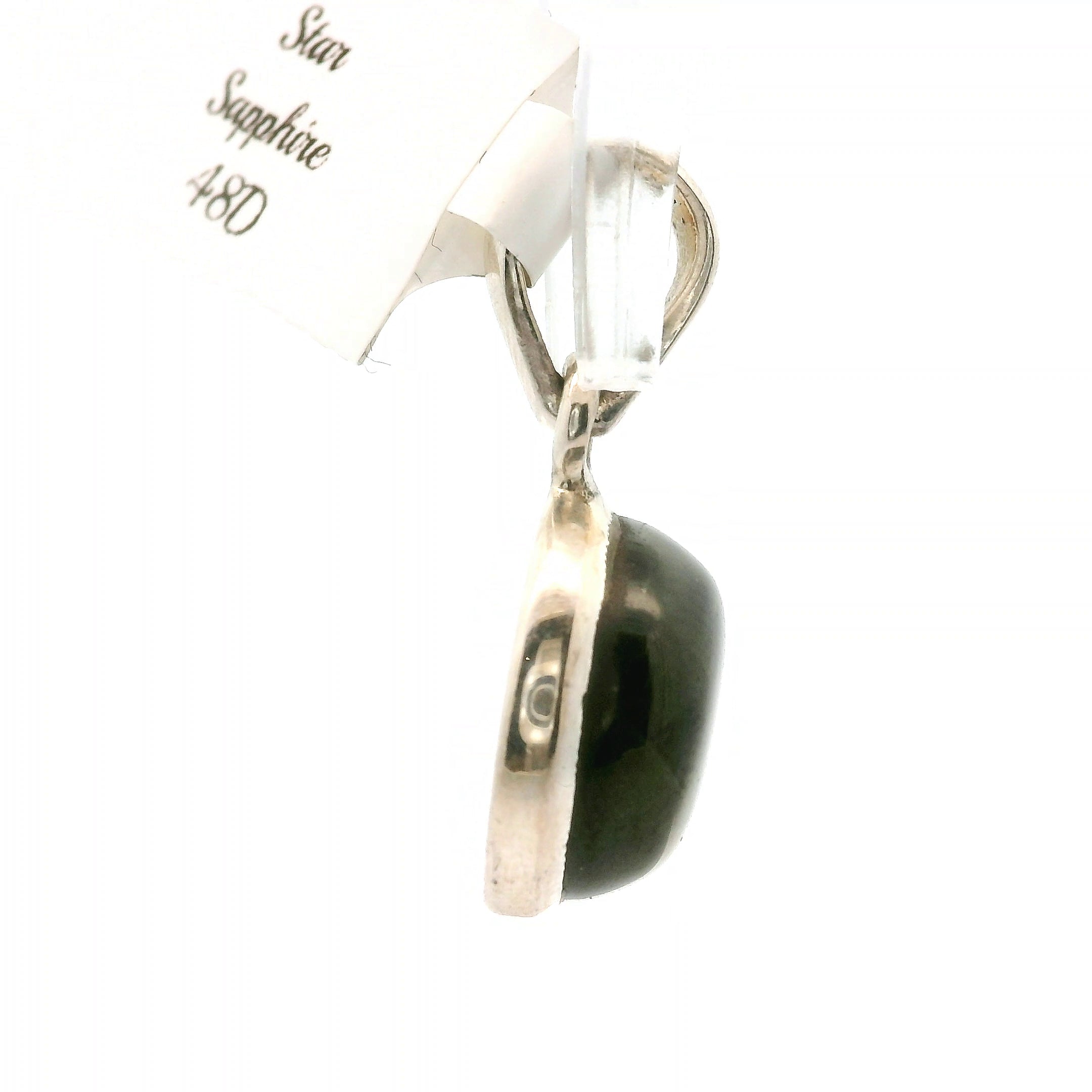 Star Sapphire Pendant .925 Silver for Good Luck, Prosperity and Protection