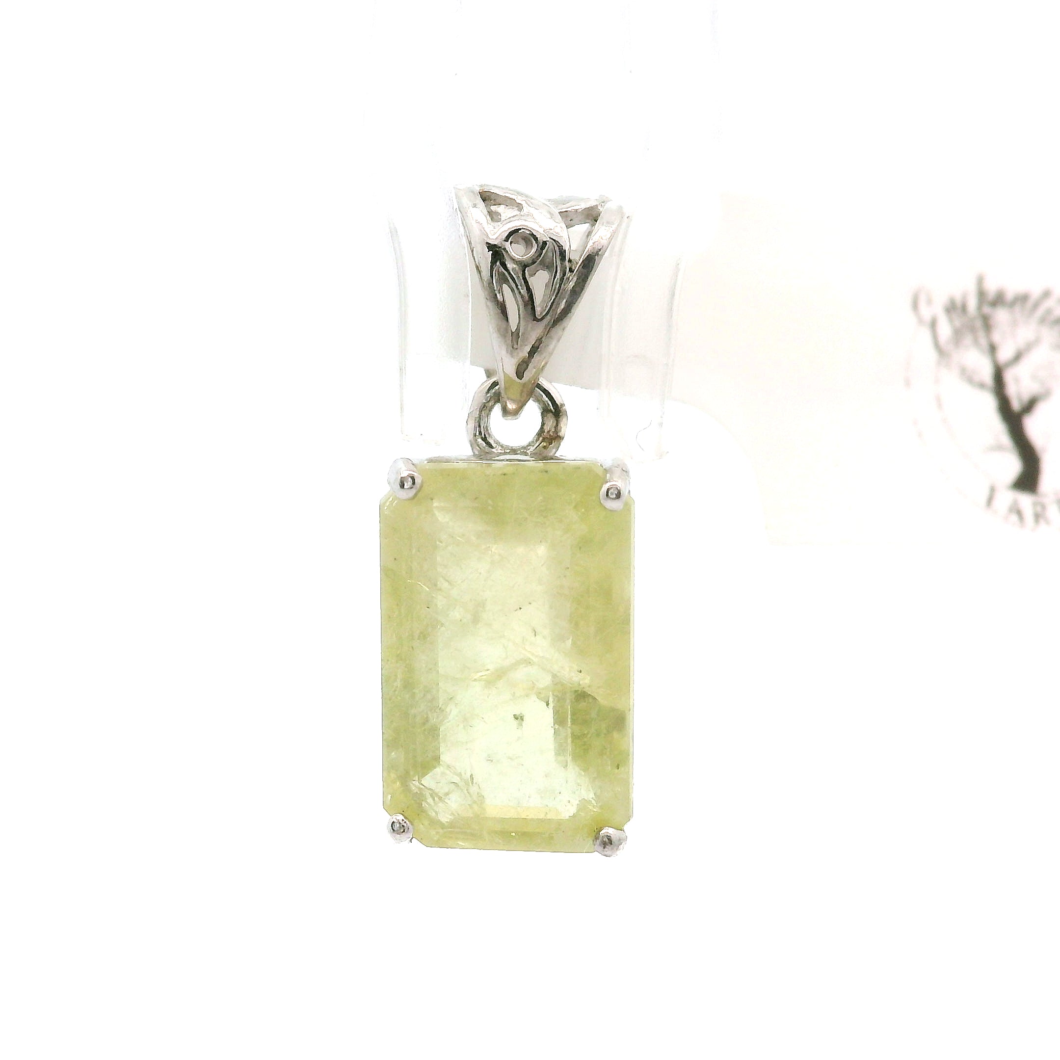 Braziliante Mina Gerais Pendants .925 Silver for Focus and Enhancing Joy