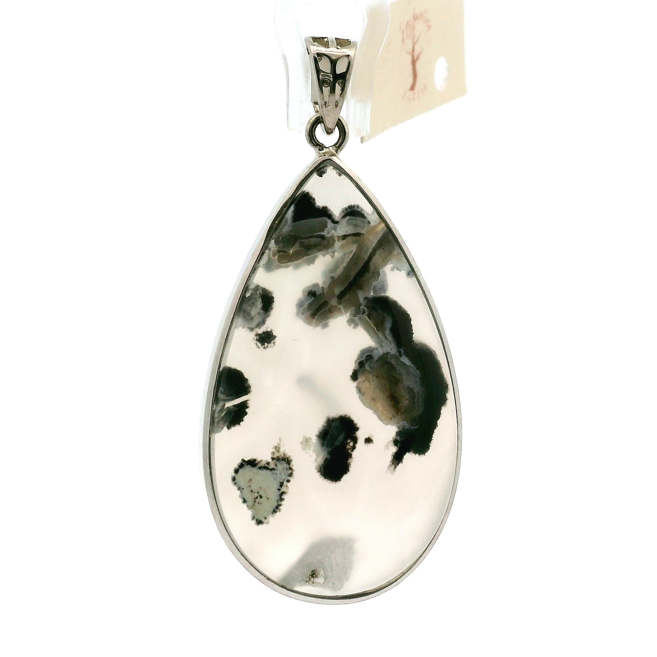 Gem Silica Pendant .925 Silver for Empowerment, Harmony and Truth
