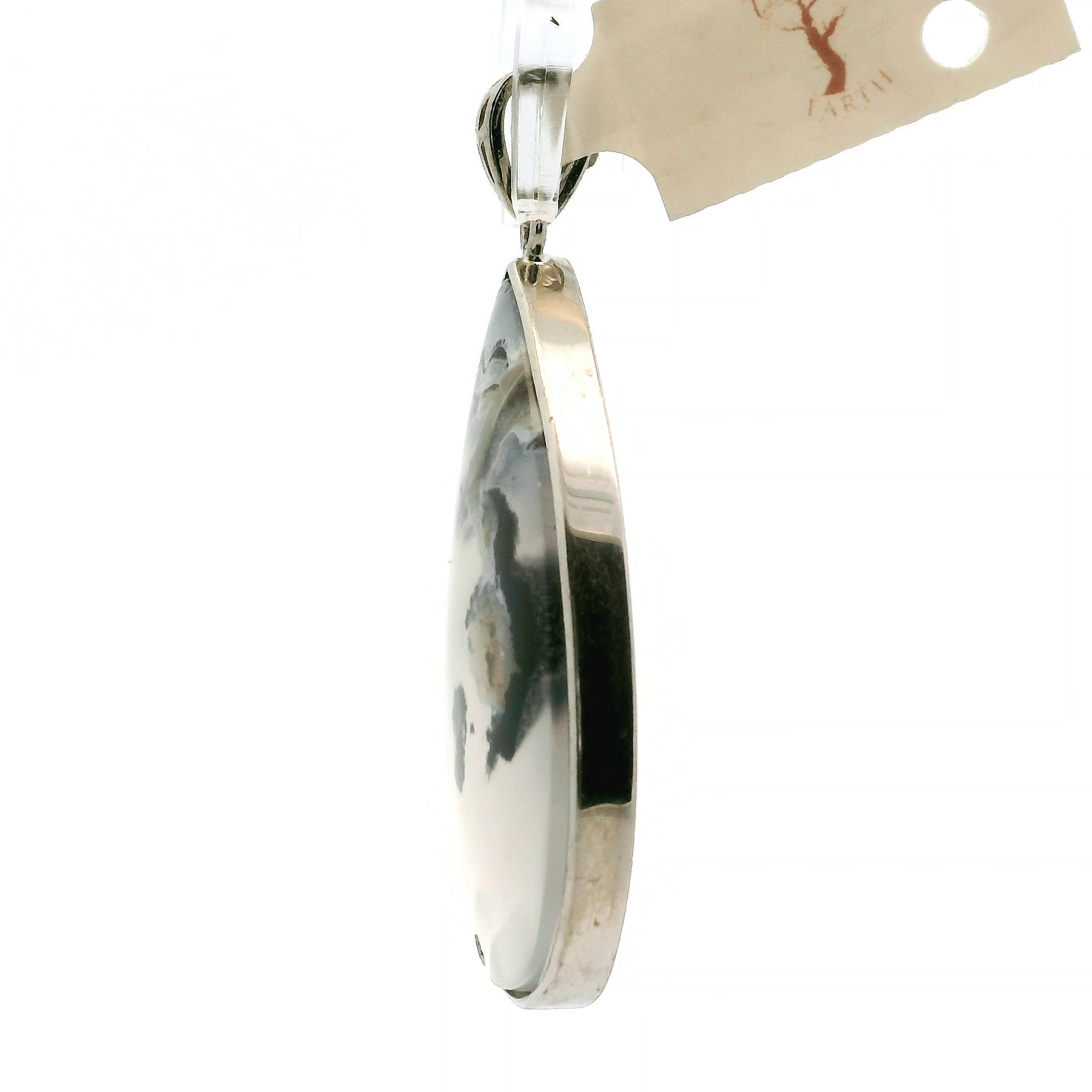 Gem Silica Pendant .925 Silver for Empowerment, Harmony and Truth