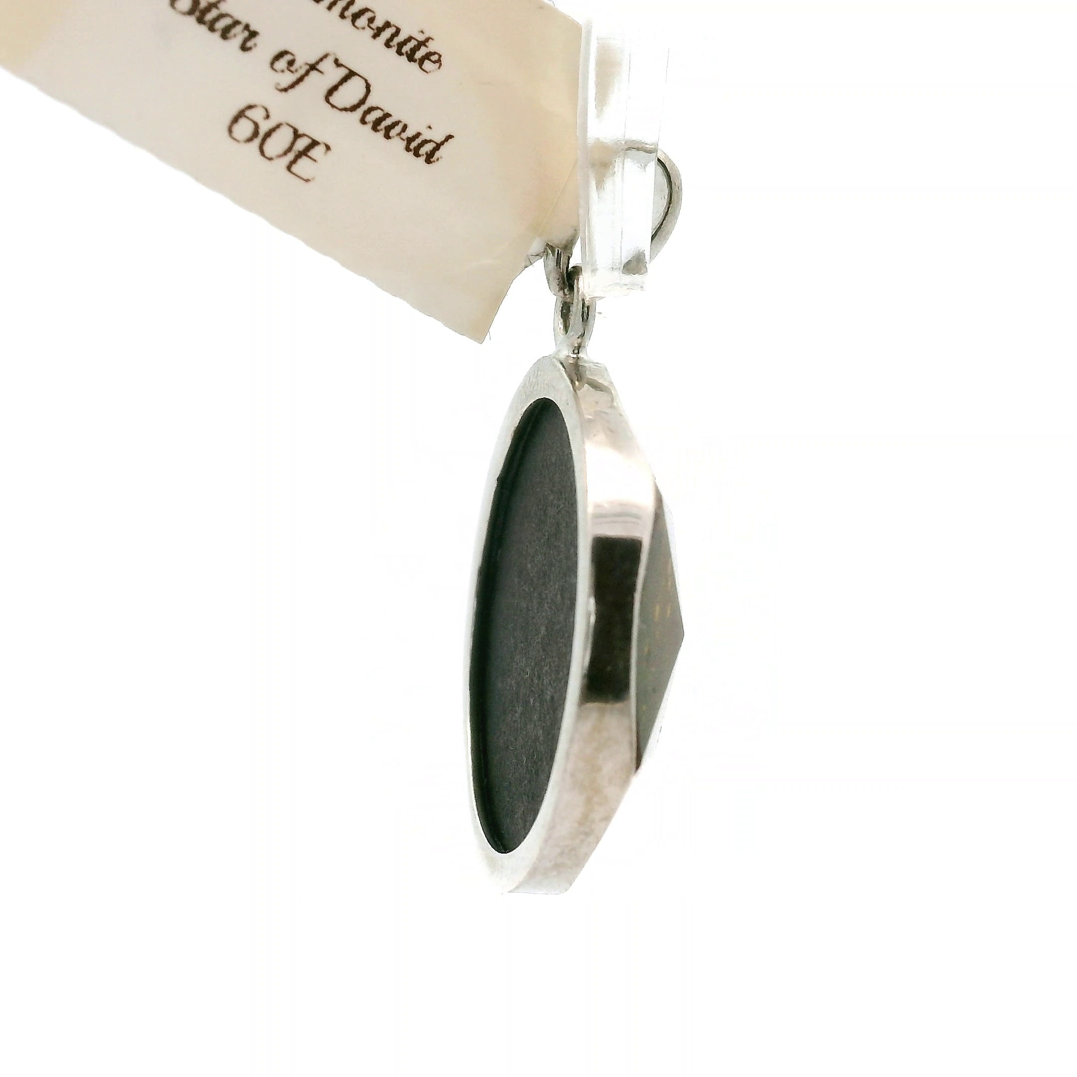 Ammolite Star of David Pendant .925 Silver for Transformation and Boosting your Life Force Energy