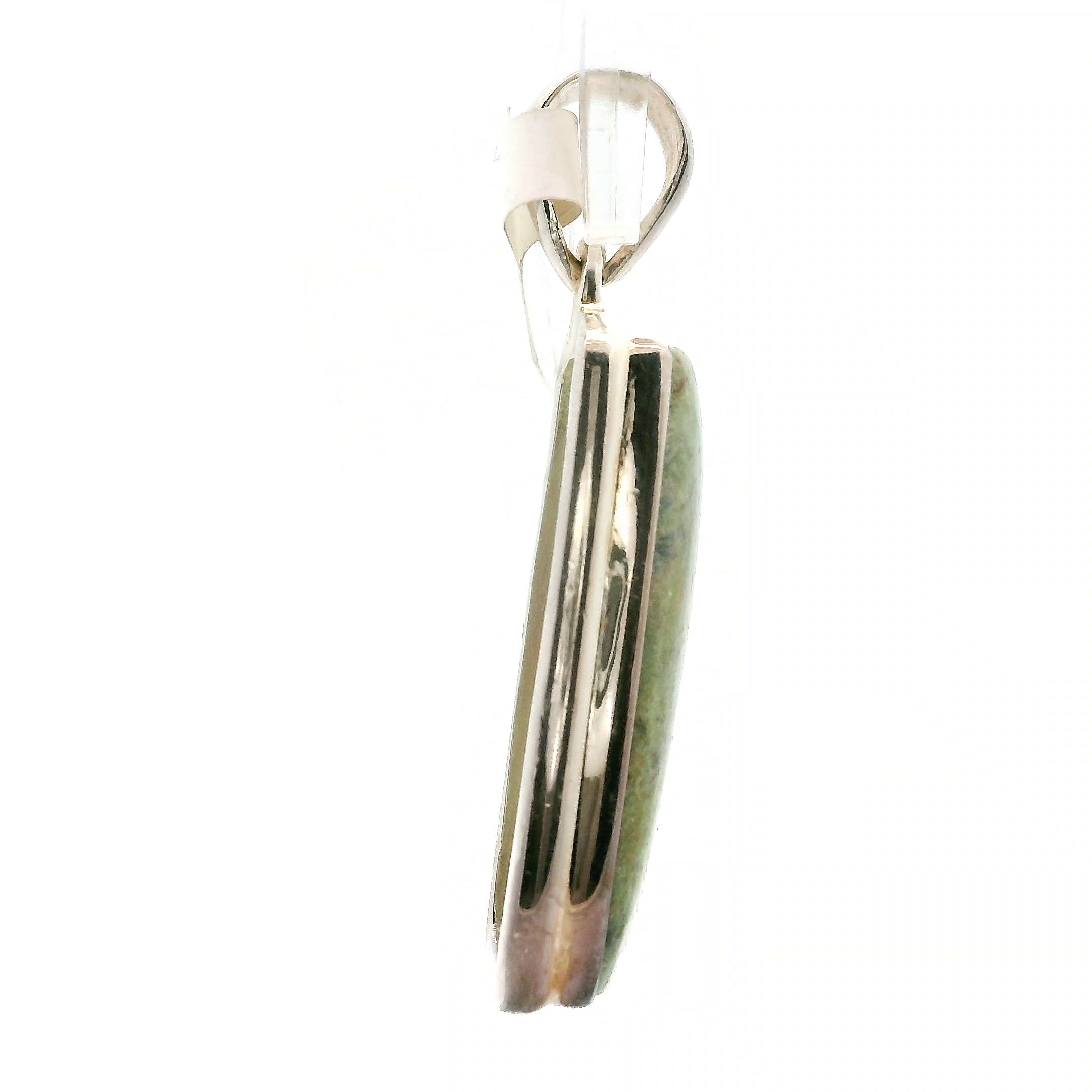 Ruby Fuchsite Pendant .925 Silver for Self-Confidence, Strength and Revitalizing Life Force Energy