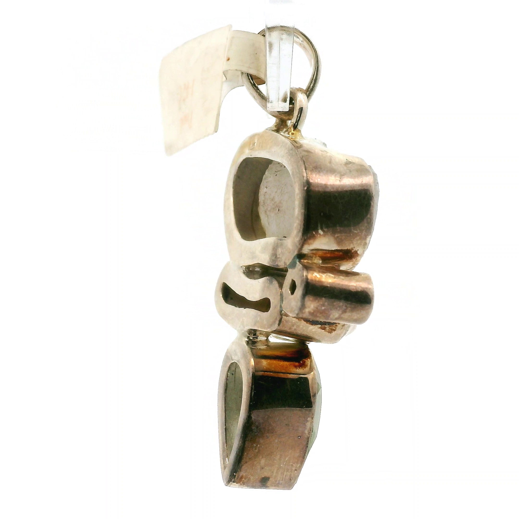 Pearl Multi-Stone Pendant .925 Silver for Embracing your Feminine Power, Memory and Peace of Mind