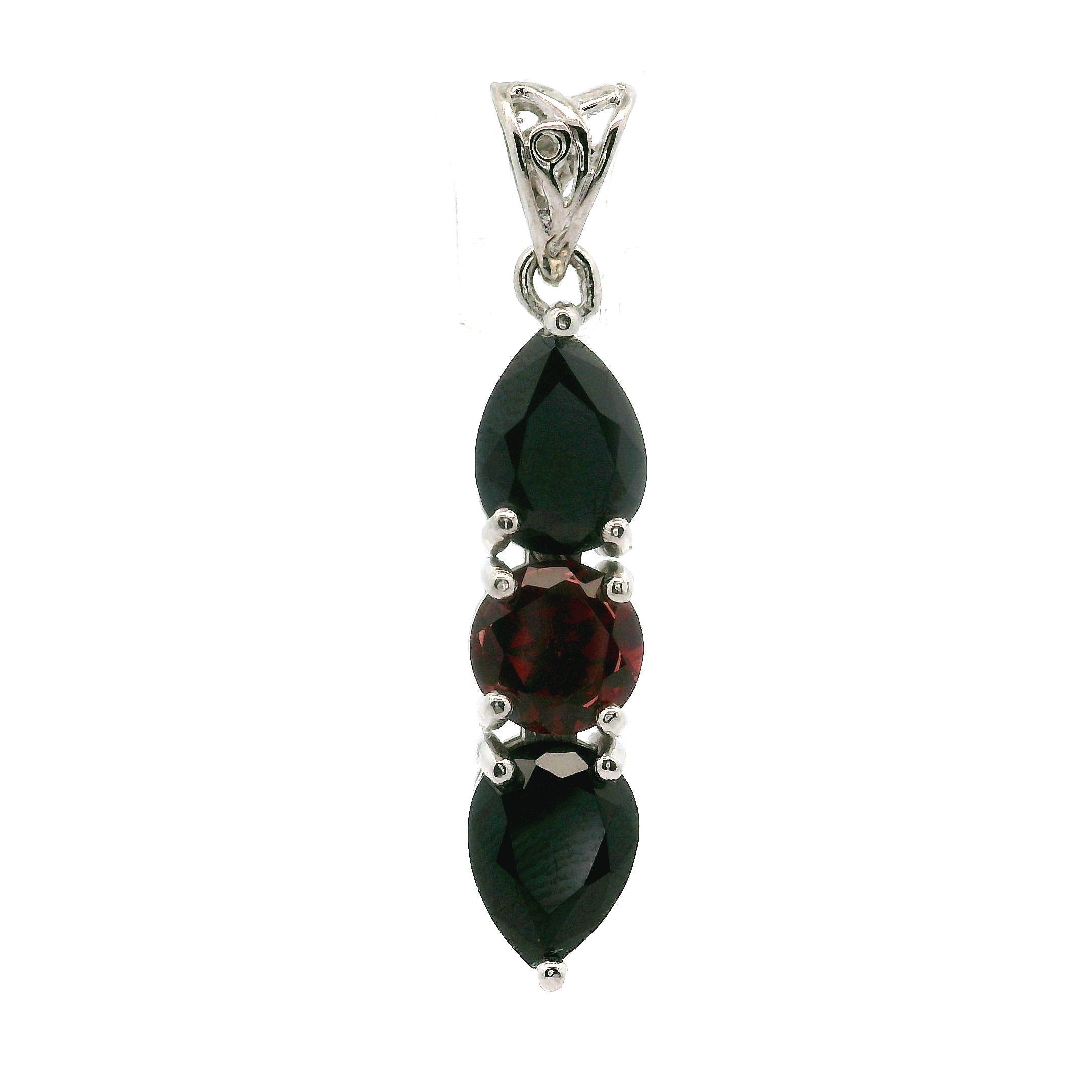 Wand Pendant .925 Silver for Intuition, Luck, Protection and Purification