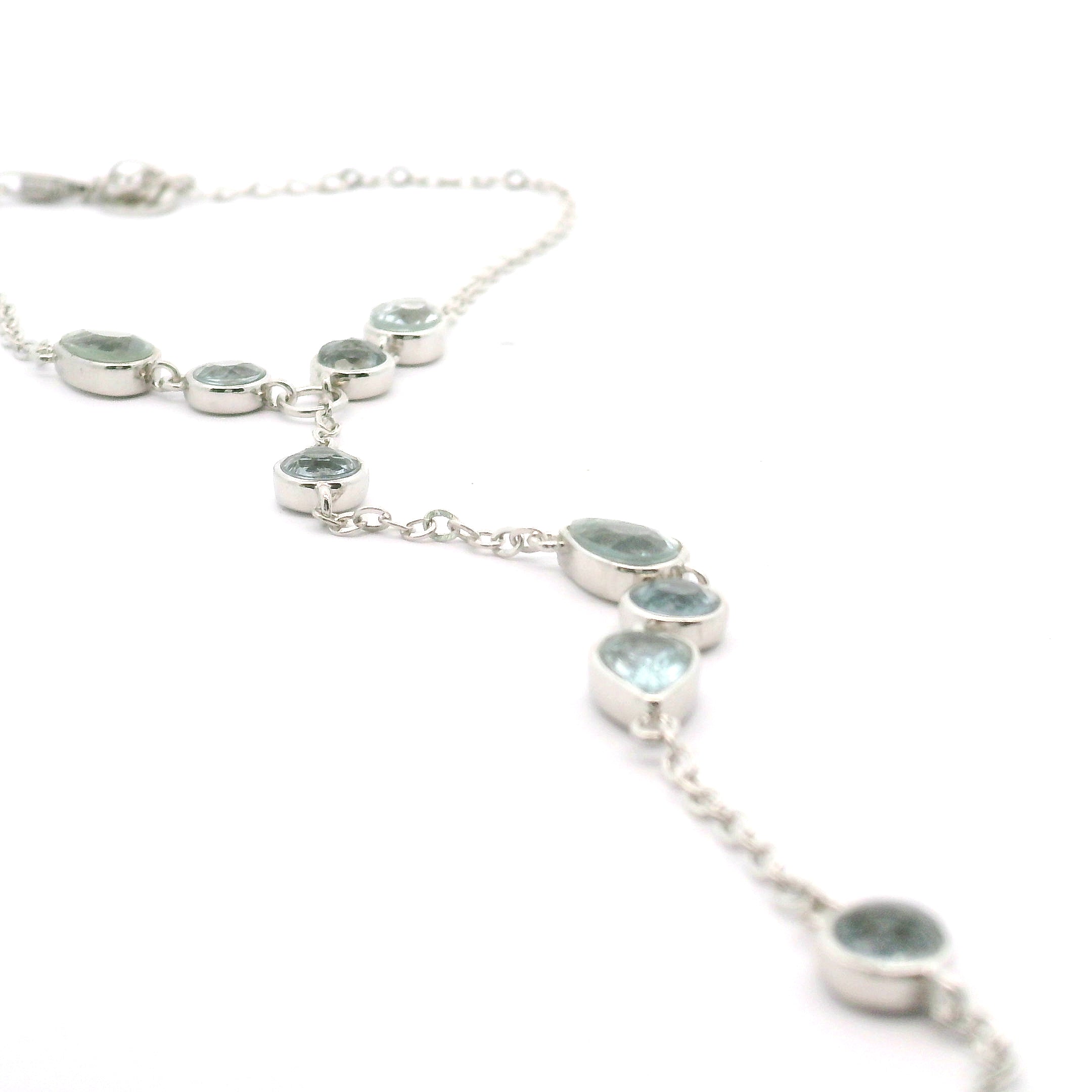 Crystal Adjustable Hand-Chain in .925 Silver for Creation and Prosperity